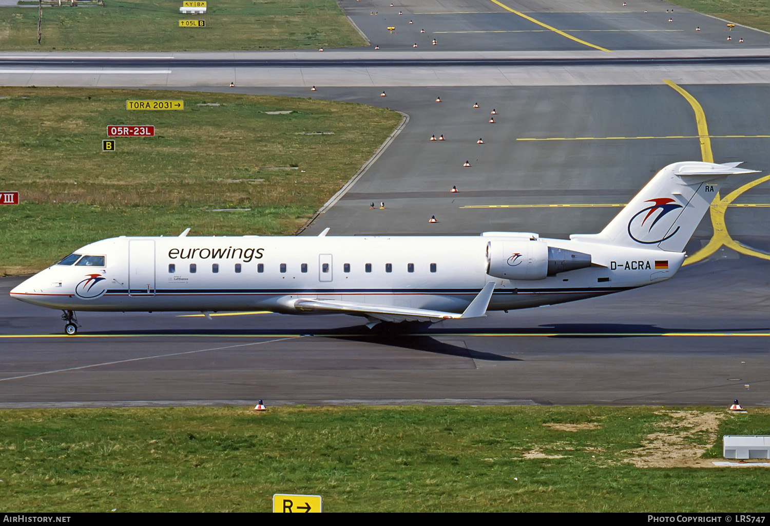 Aircraft Photo of D-ACRA | Bombardier CRJ-200ER (CL-600-2B19) | Eurowings | AirHistory.net #286018