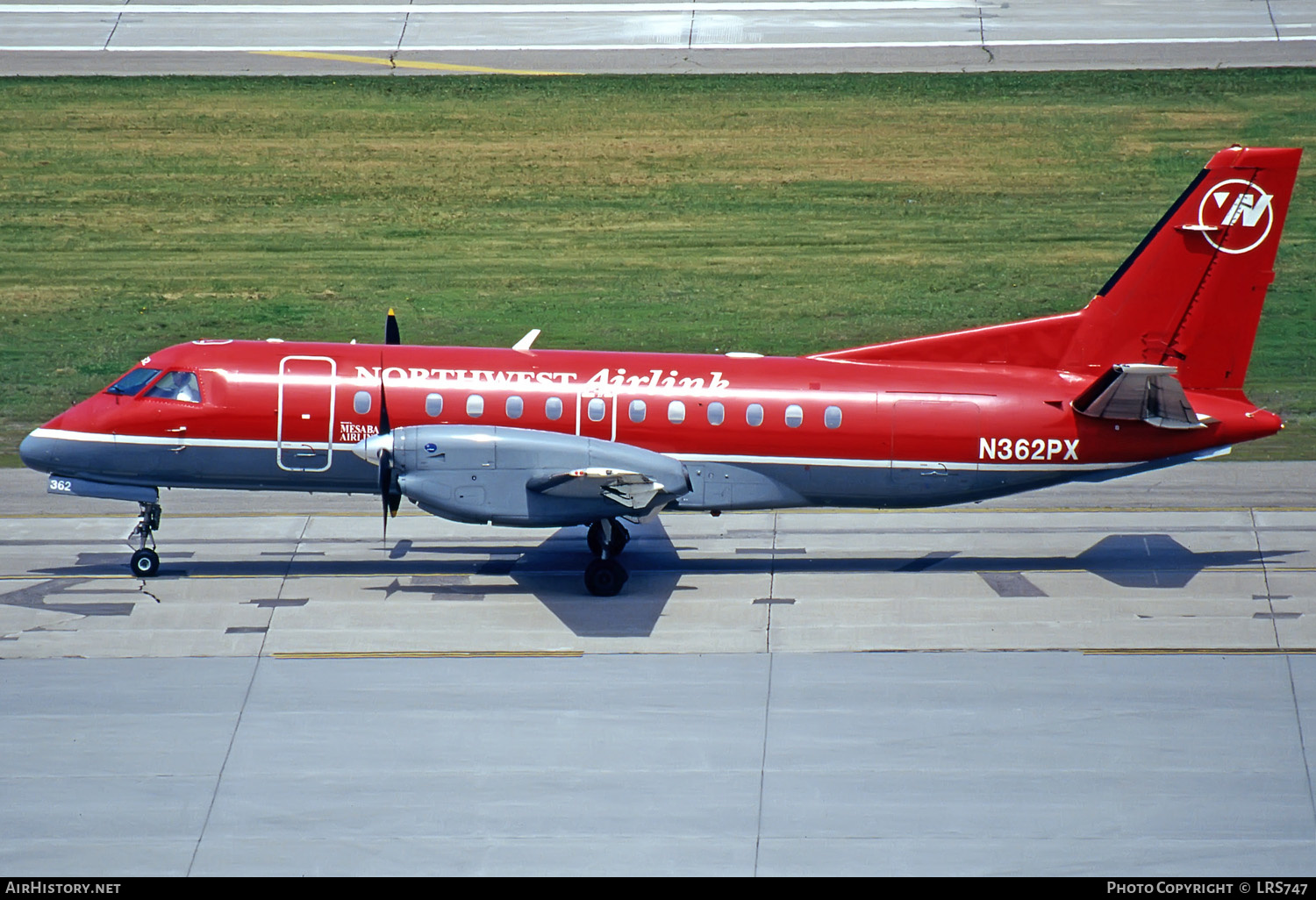 Aircraft Photo of N362PX | Saab 340B | Northwest Airlink | AirHistory.net #286027