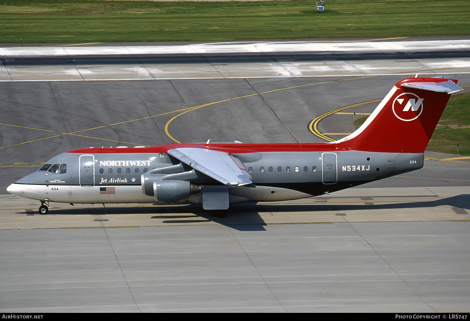 Aircraft Photo of N534XJ | BAE Systems Avro 146-RJ85 | Northwest Jet Airlink | AirHistory.net #286033