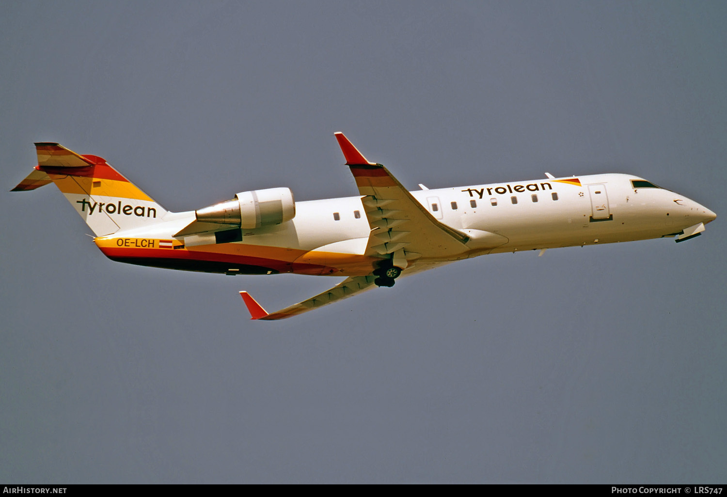 Aircraft Photo of OE-LCH | Canadair CRJ-200LR (CL-600-2B19) | Tyrolean Airways | AirHistory.net #286072