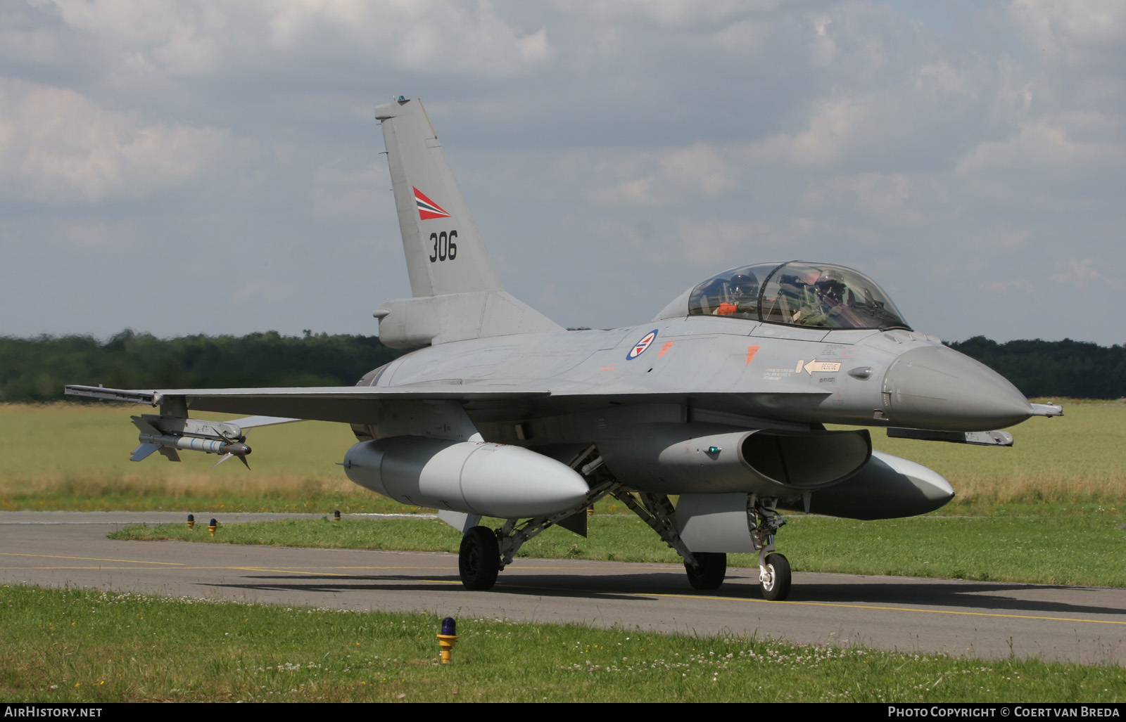 Aircraft Photo of 306 | General Dynamics F-16BM Fighting Falcon | Norway - Air Force | AirHistory.net #286126