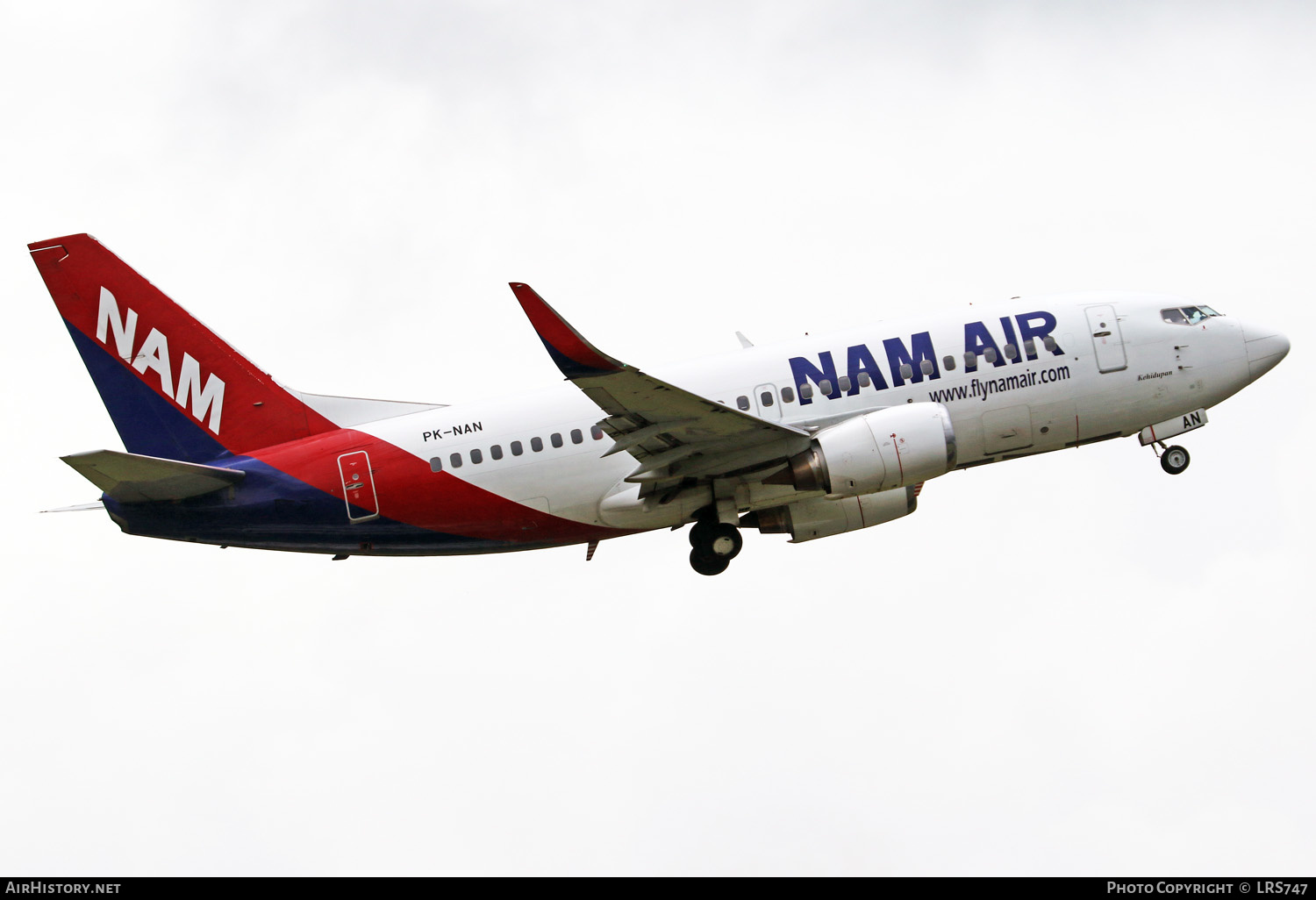 Aircraft Photo of PK-NAN | Boeing 737-524 | NAM Air | AirHistory.net #286127