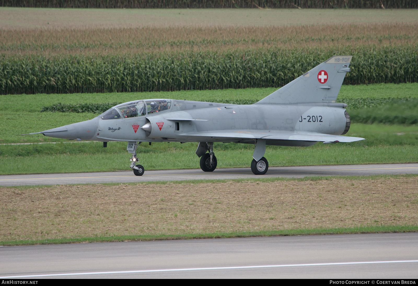 Aircraft Photo of HB-RDF / J-2012 | Dassault Mirage IIIDS | Switzerland - Air Force | AirHistory.net #286138