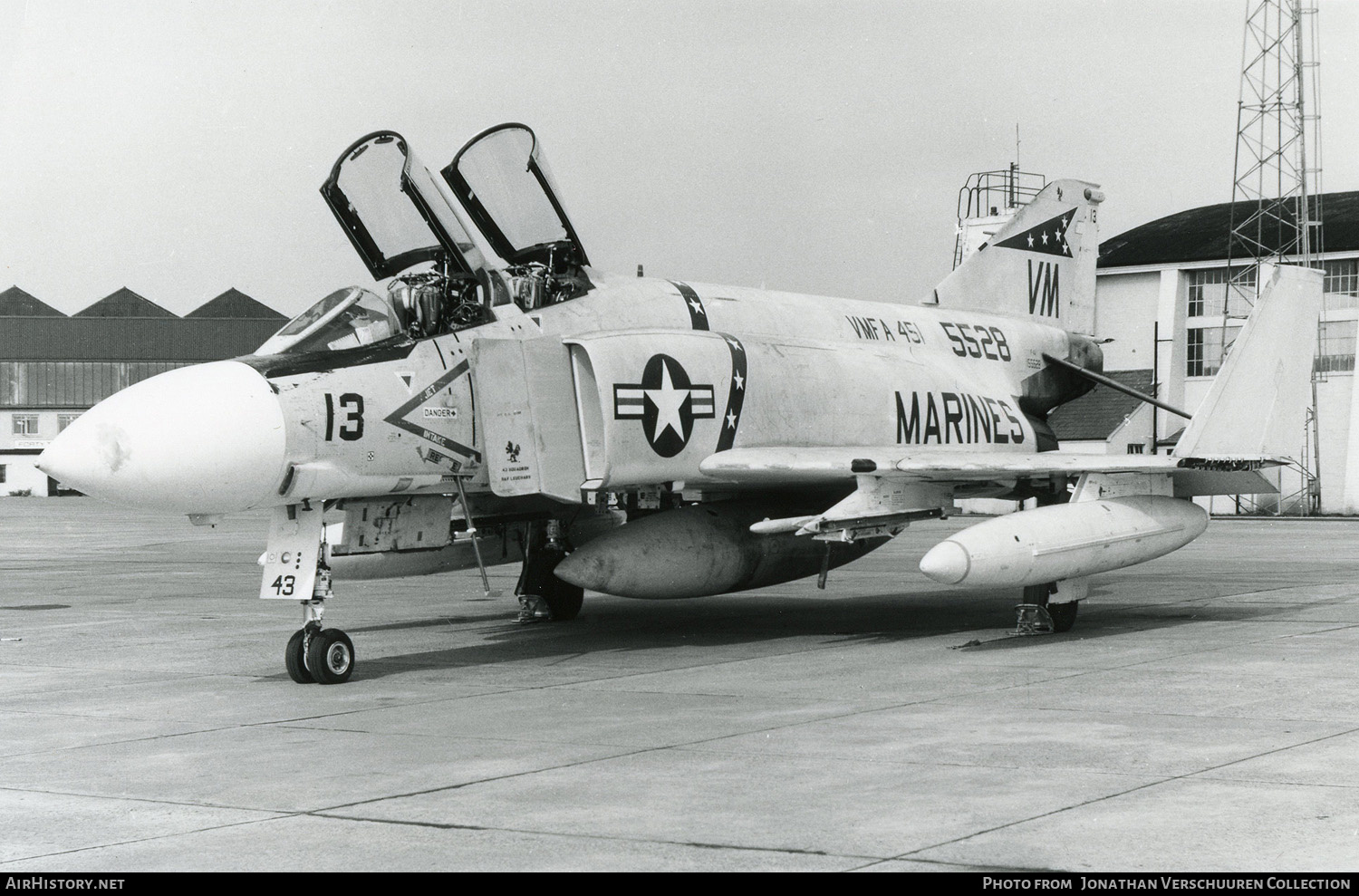 Aircraft Photo of 155528 | McDonnell Douglas F-4J Phantom II | USA - Marines | AirHistory.net #286149