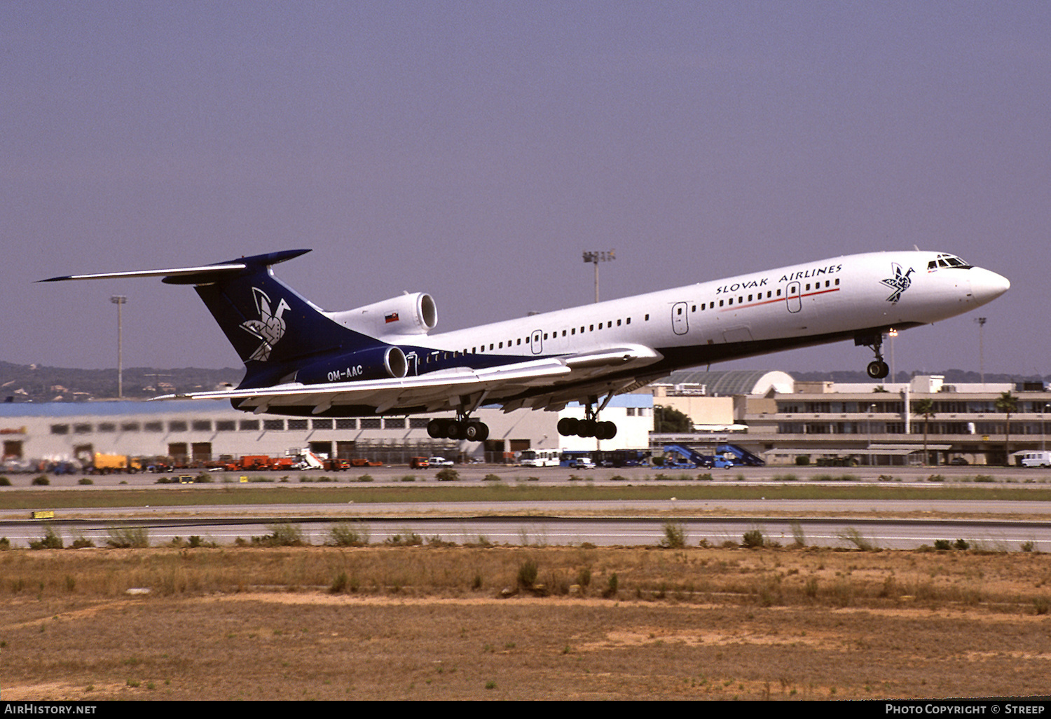 Aircraft Photo of OM-AAC | Tupolev Tu-154M | Slovak Airlines - Slovenské Aerolínie | AirHistory.net #286195