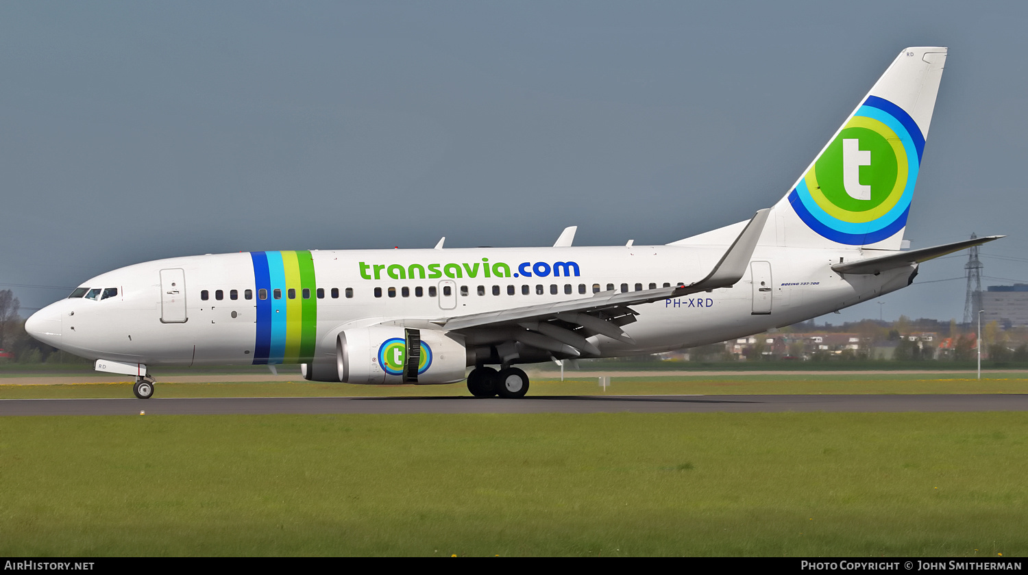 Aircraft Photo of PH-XRD | Boeing 737-7K2 | Transavia | AirHistory.net #286228