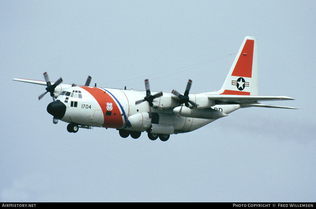 Aircraft Photo of 1704 | Lockheed HC-130H Hercules (L-382) | USA - Coast Guard | AirHistory.net #286235