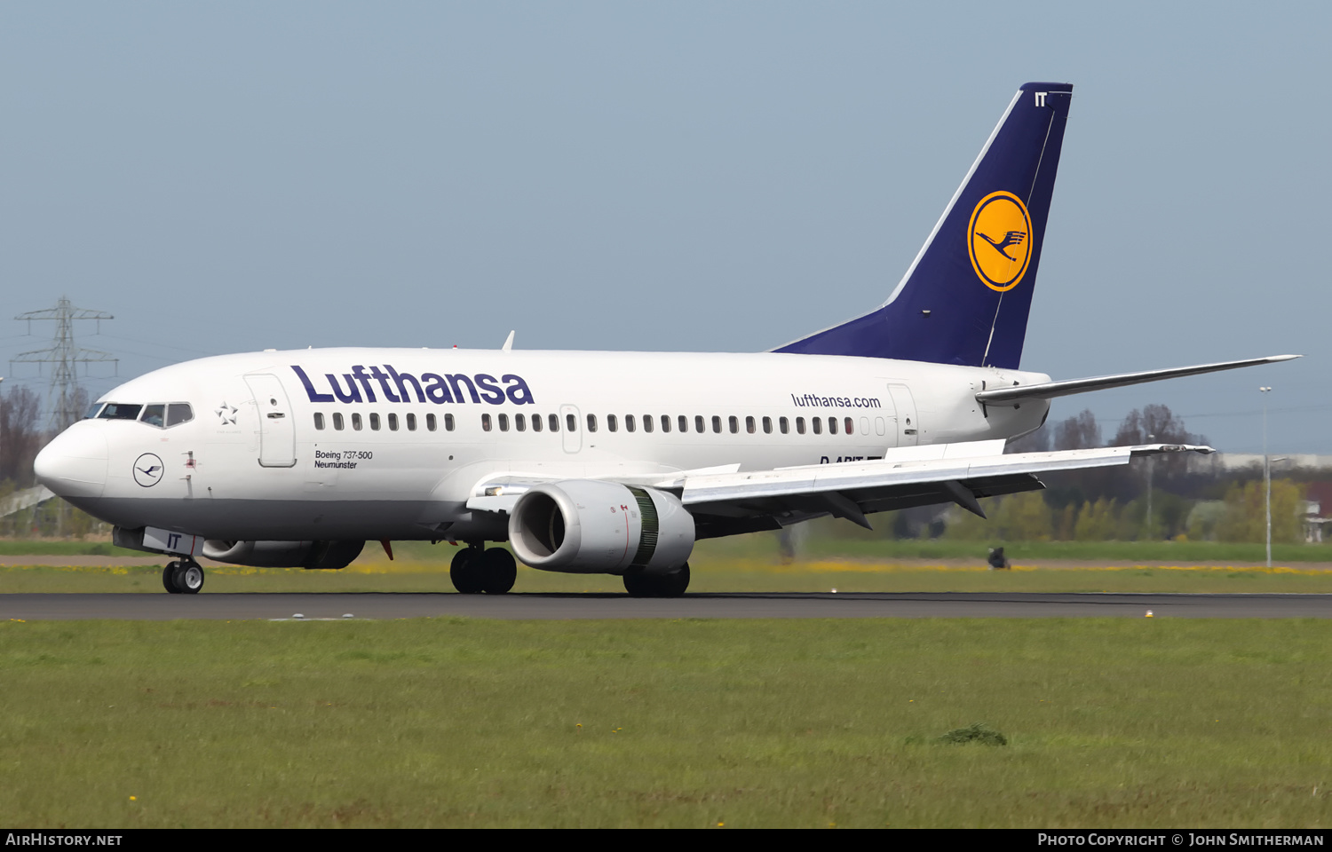 Aircraft Photo of D-ABIT | Boeing 737-530 | Lufthansa | AirHistory.net #286242