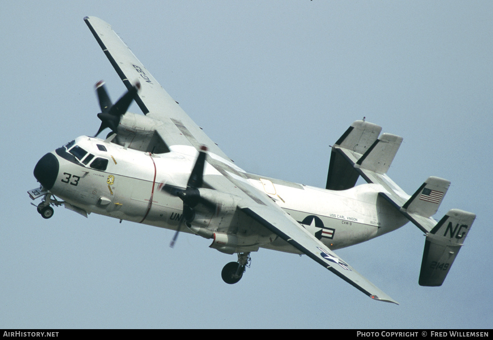 Aircraft Photo of 162149 / 2149 | Grumman C-2A Greyhound | USA - Navy | AirHistory.net #286244