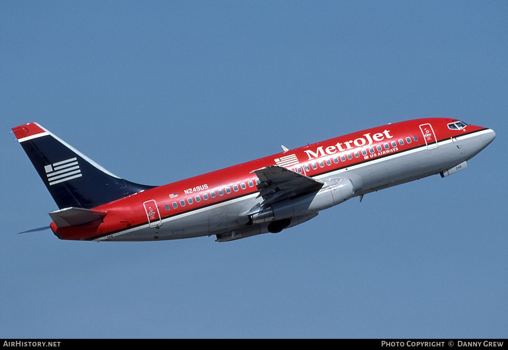 Aircraft Photo of N249US | Boeing 737-201 | Metrojet | AirHistory.net #286260