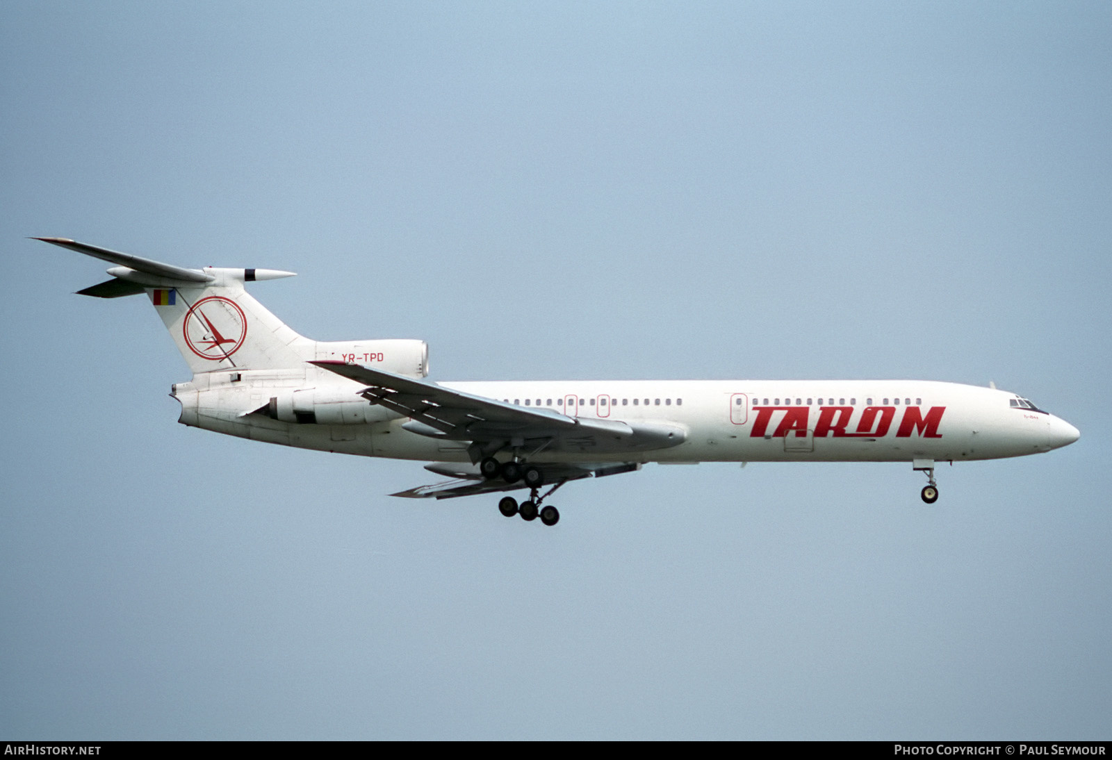 Aircraft Photo of YR-TPD | Tupolev Tu-154B | TAROM - Transporturile Aeriene Române | AirHistory.net #286270