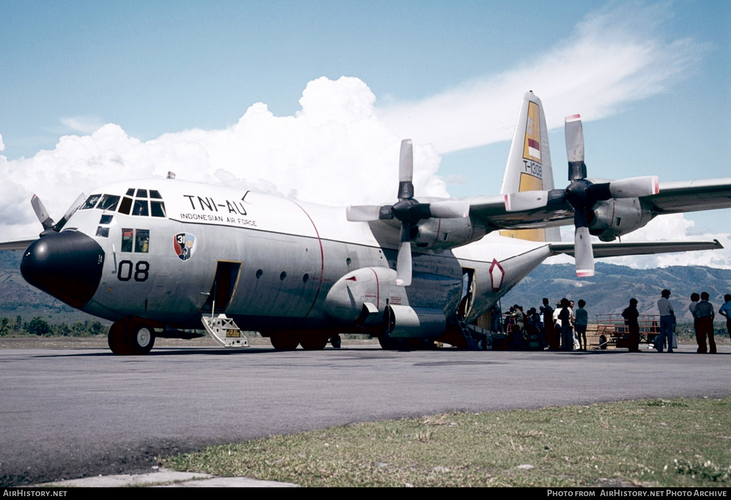 Aircraft Photo of T-1308 | Lockheed C-130B Hercules (L-282) | Indonesia - Air Force | AirHistory.net #286327