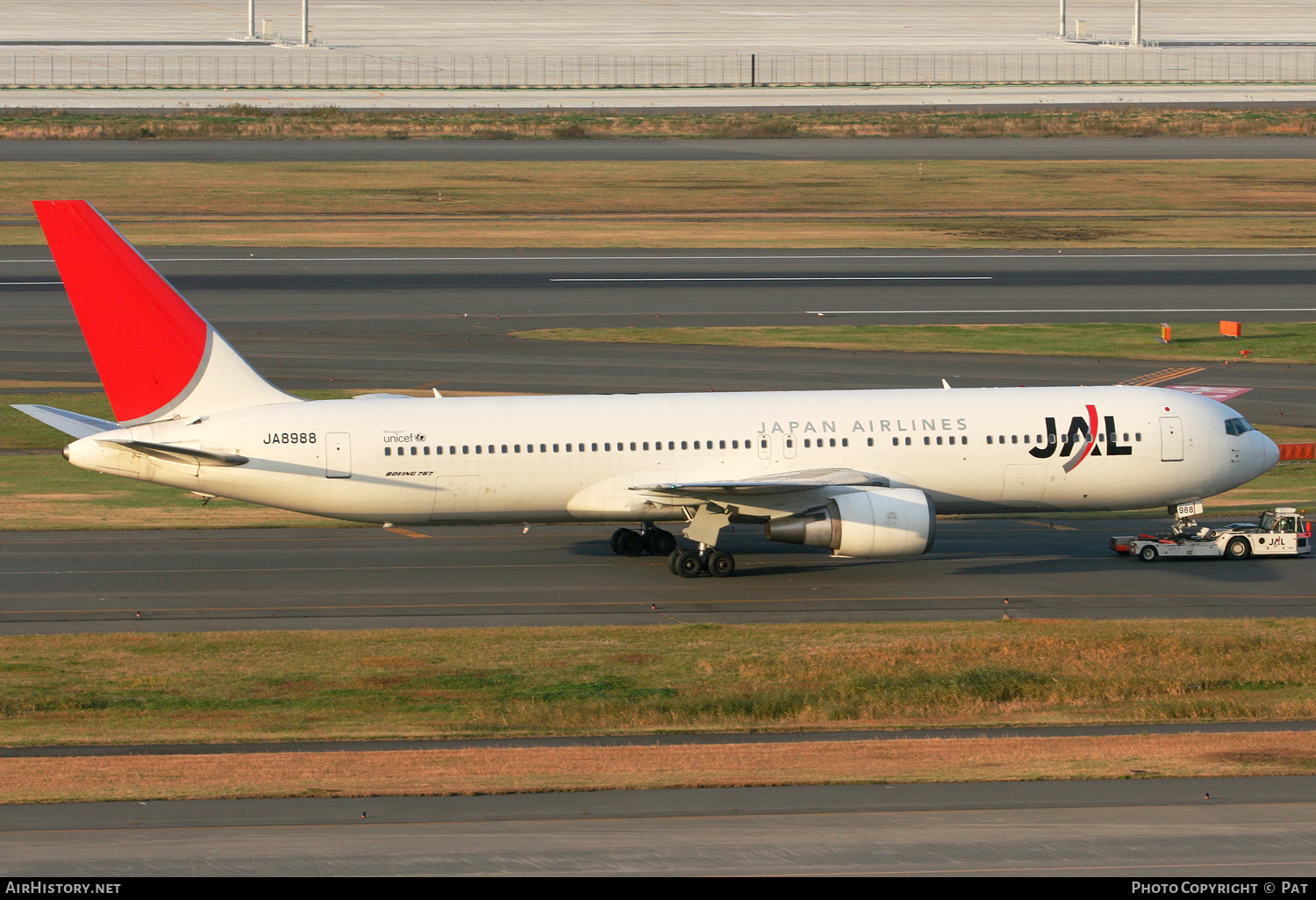 Aircraft Photo of JA8988 | Boeing 767-346 | Japan Airlines - JAL | AirHistory.net #286362
