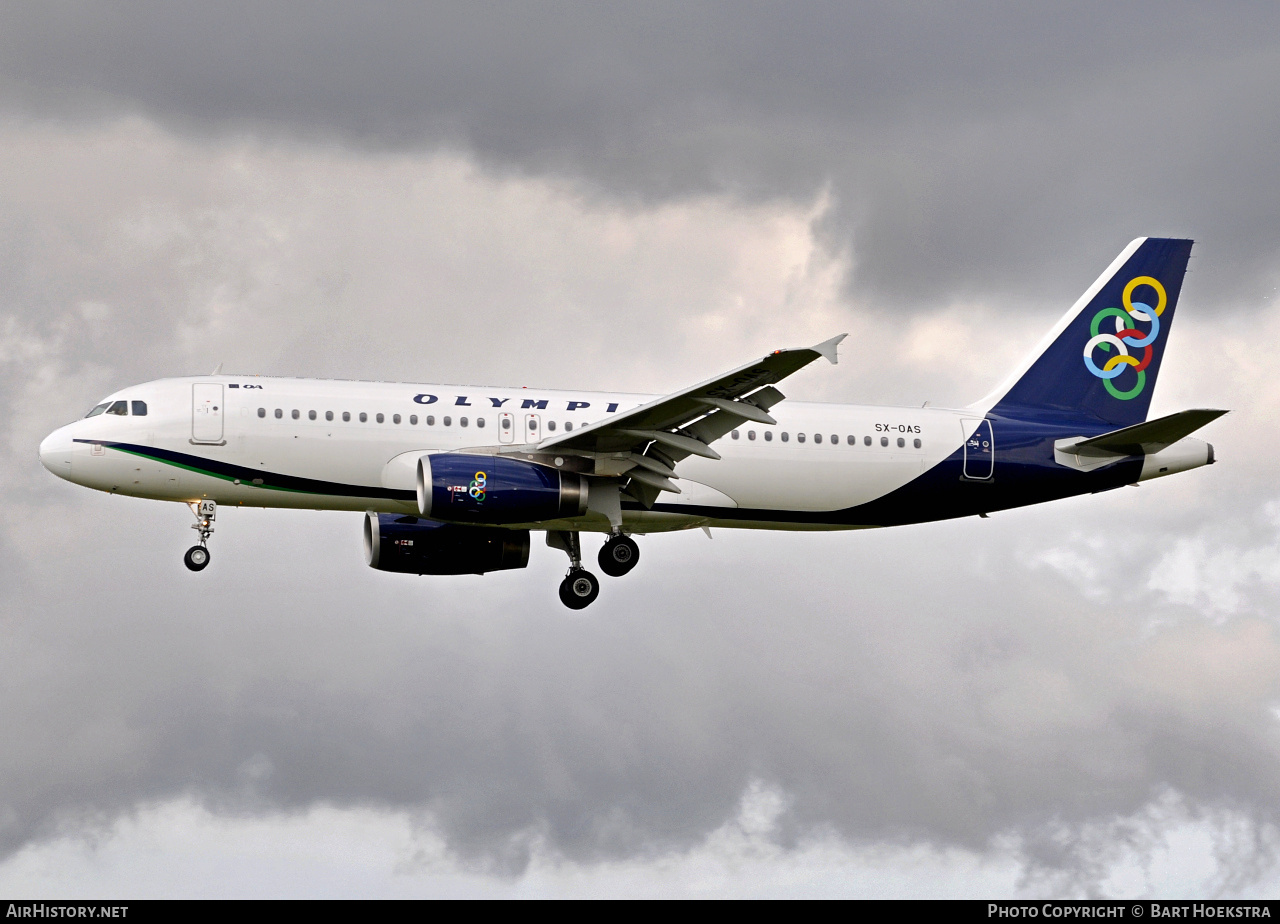 Aircraft Photo of SX-OAS | Airbus A320-232 | Olympic | AirHistory.net #286368