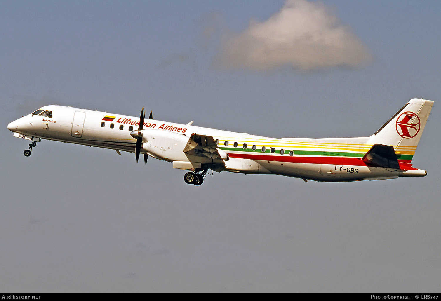 Aircraft Photo of LY-SBG | Saab 2000 | Lithuanian Airlines | AirHistory.net #286373