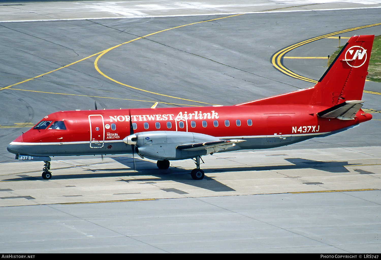 Aircraft Photo of N437XJ | Saab 340B/Plus | Northwest Airlink | AirHistory.net #286374