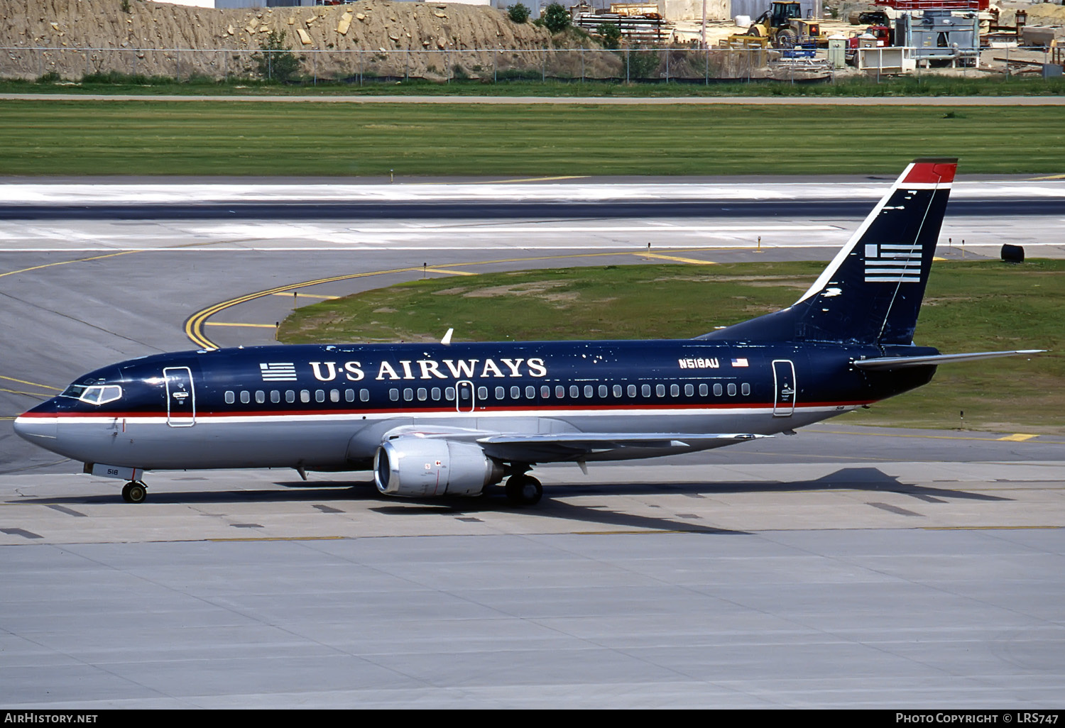 Aircraft Photo of N518AU | Boeing 737-3B7 | US Airways | AirHistory.net #286377