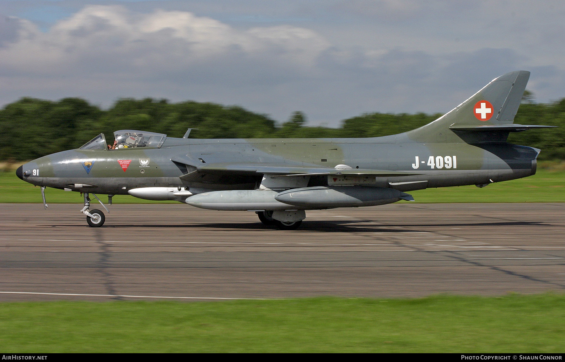 Aircraft Photo of J-4091 | Hawker Hunter F58 | Switzerland - Air Force | AirHistory.net #286383