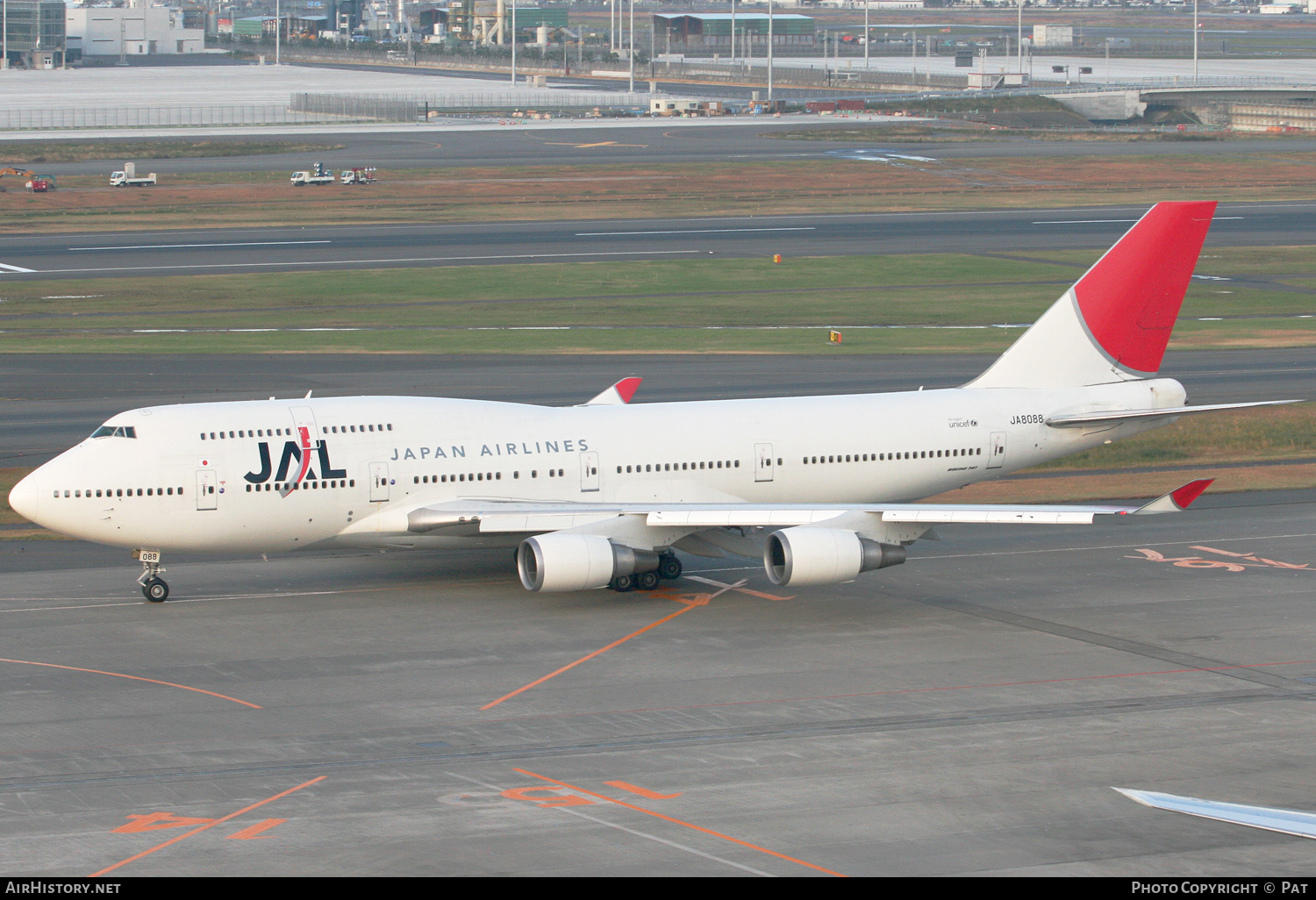 Aircraft Photo of JA8088 | Boeing 747-446 | Japan Airlines - JAL | AirHistory.net #286401