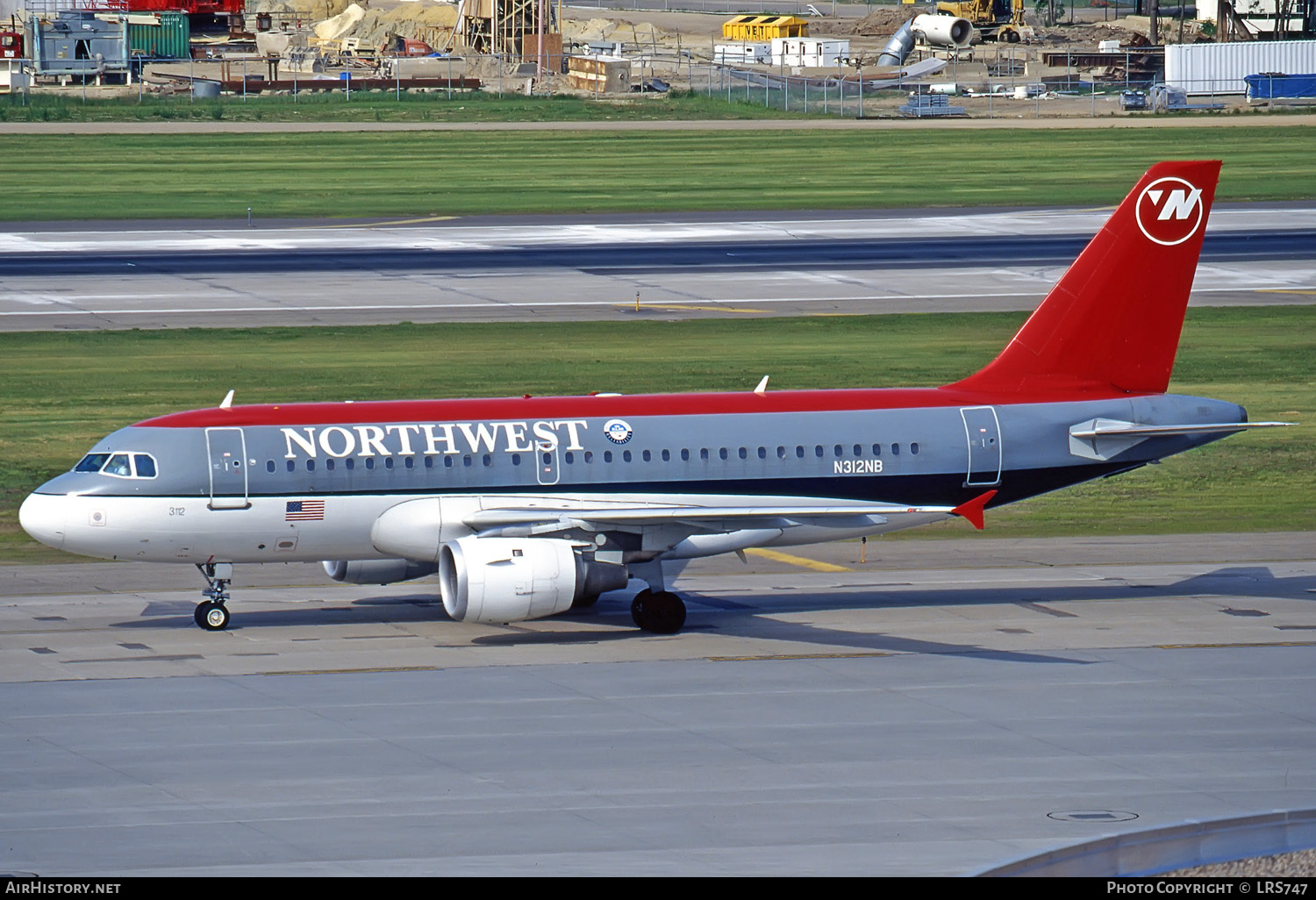 Aircraft Photo of N312NB | Airbus A319-114 | Northwest Airlines | AirHistory.net #286412