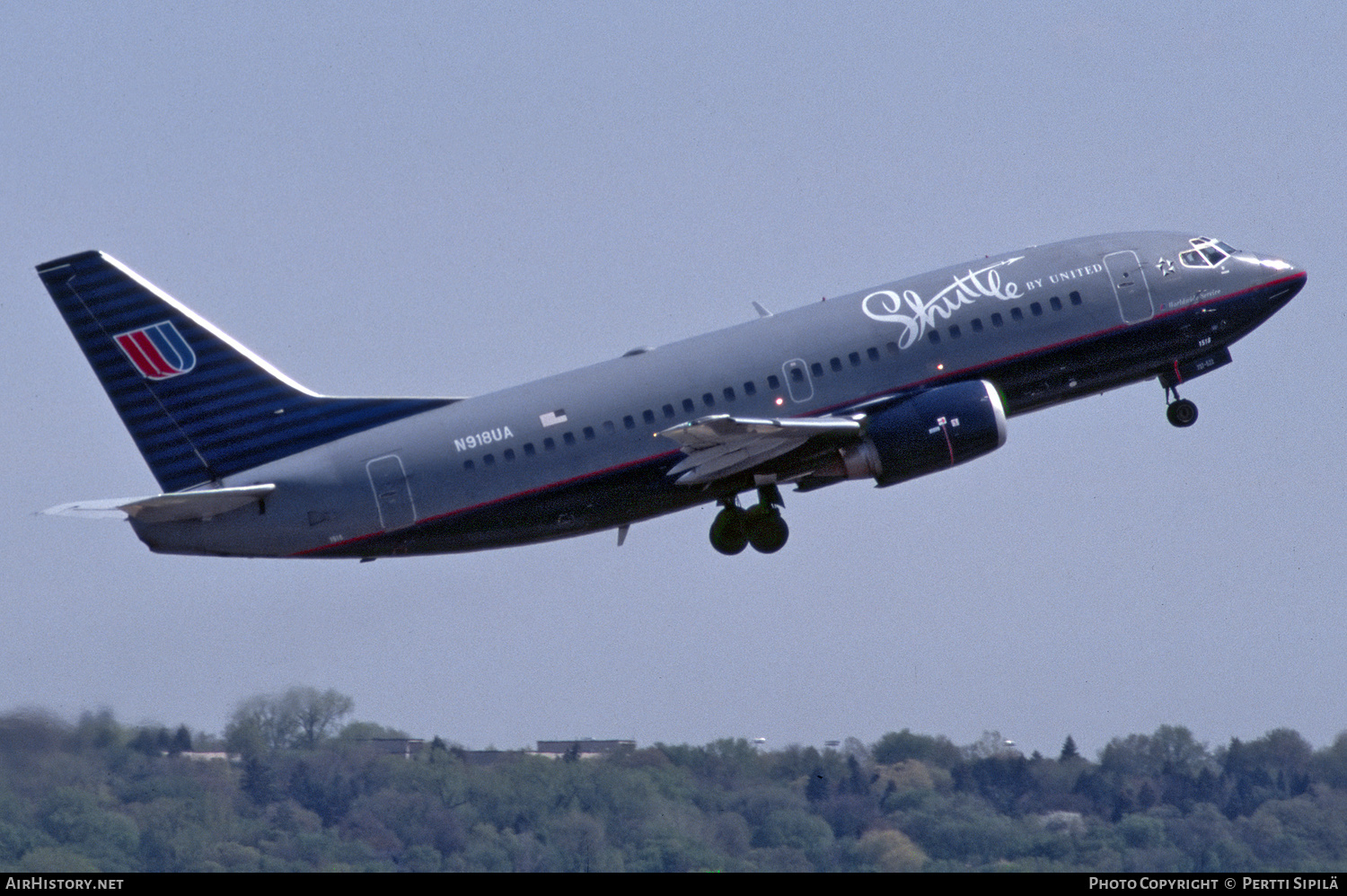 Aircraft Photo of N918UA | Boeing 737-522 | Shuttle by United | AirHistory.net #286425