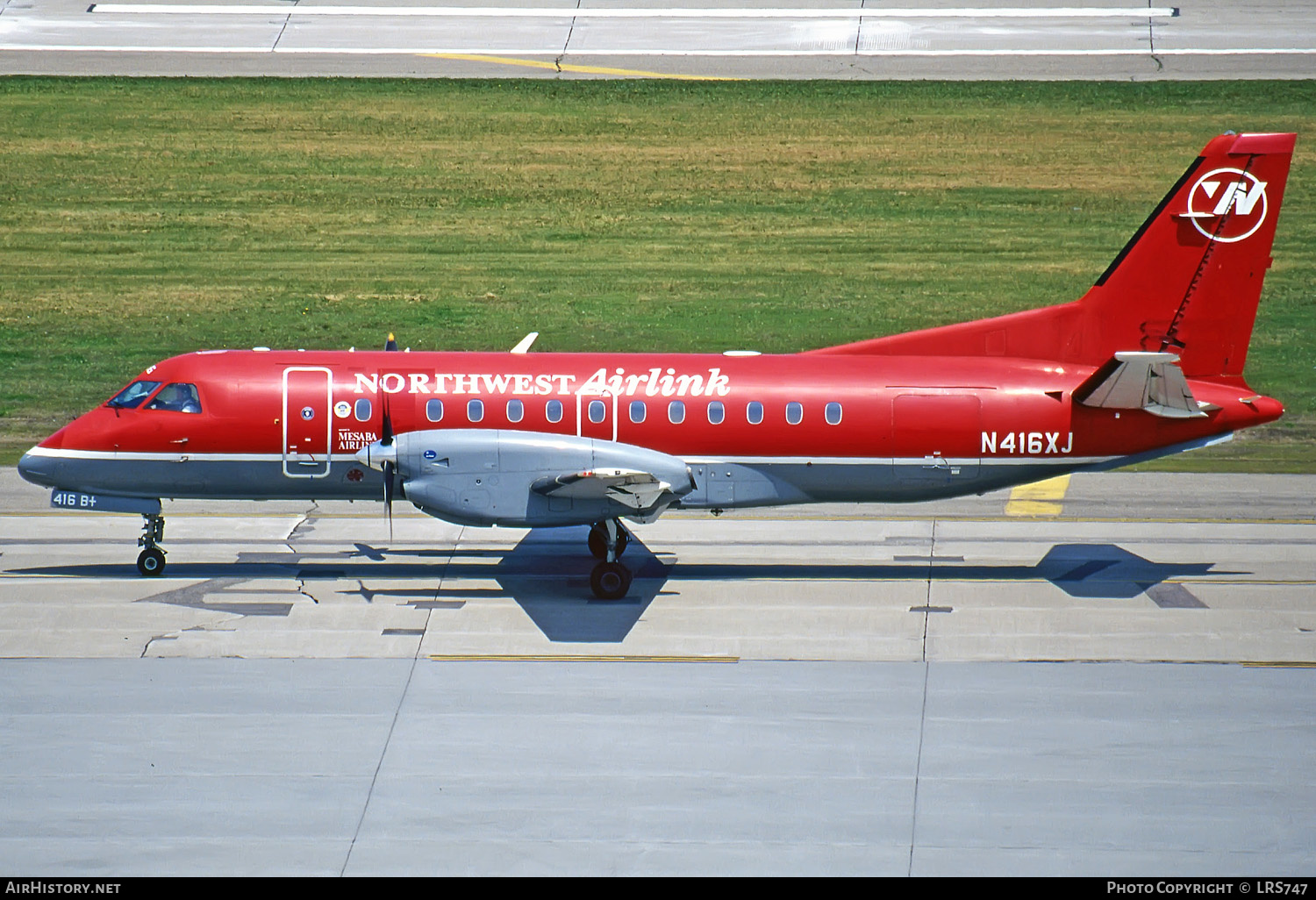 Aircraft Photo of N416XJ | Saab 340B/Plus | Northwest Airlink | AirHistory.net #286429