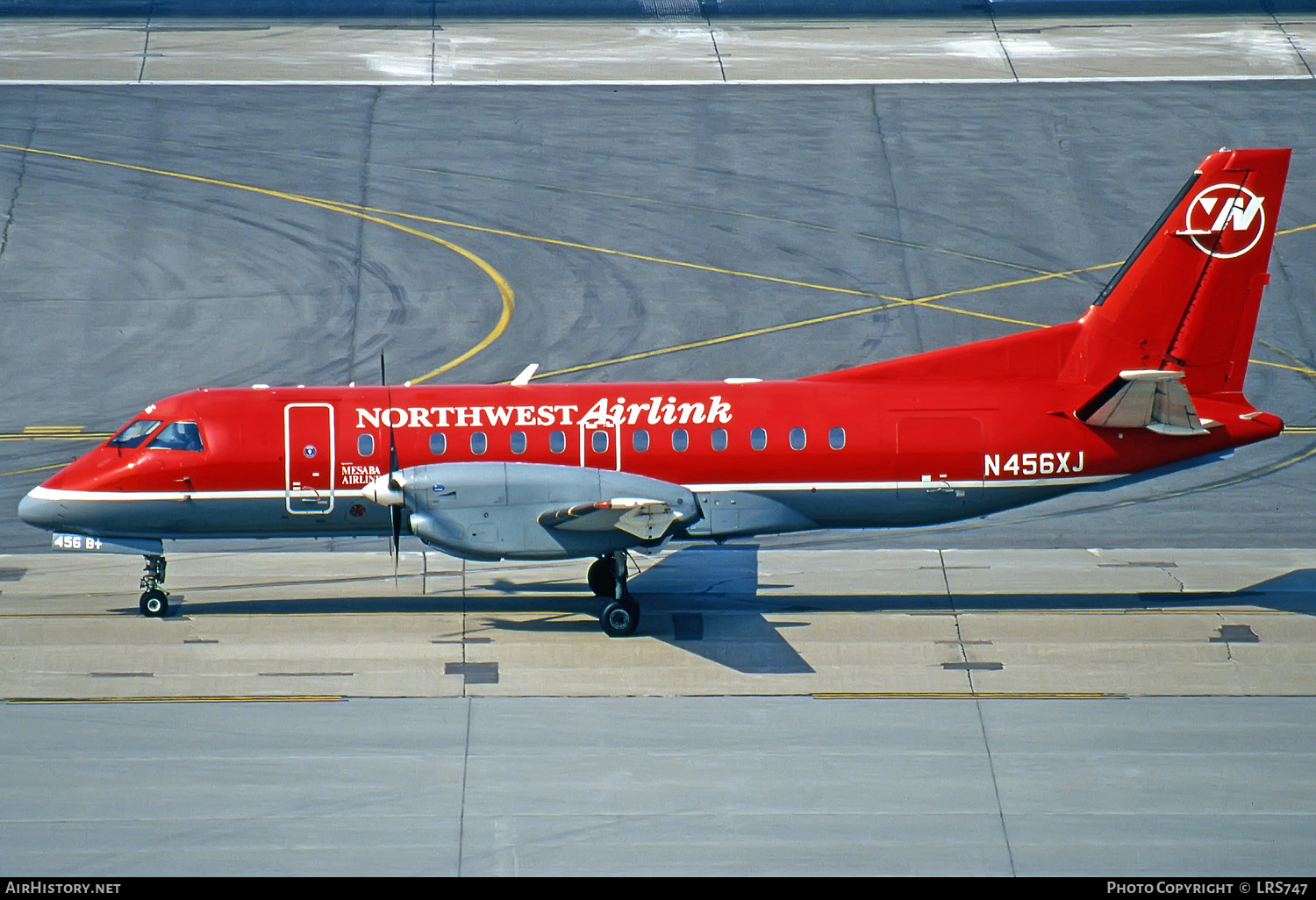 Aircraft Photo of N456XJ | Saab 340B/Plus | Northwest Airlink | AirHistory.net #286445