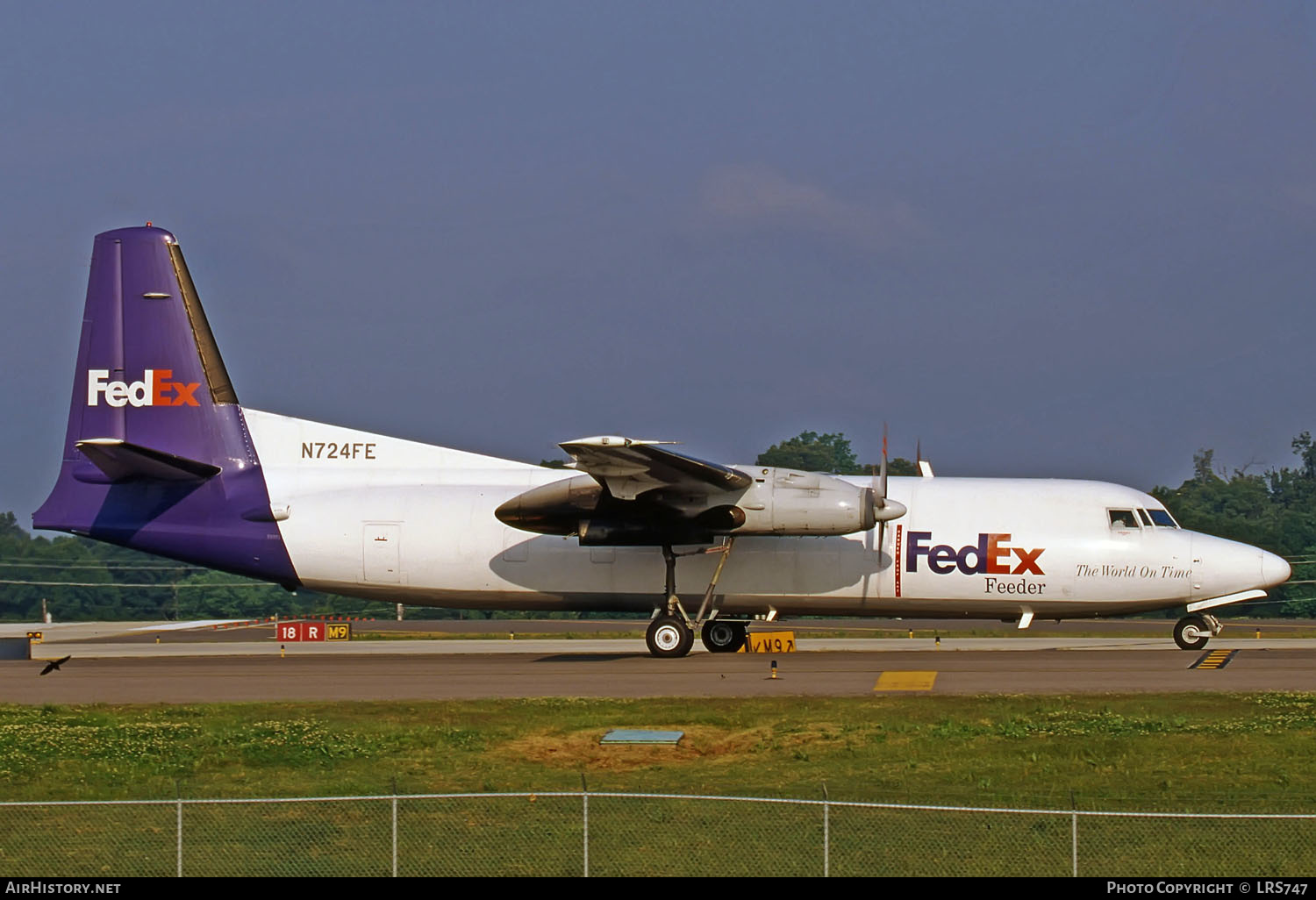 Aircraft Photo of N724FE | Fokker F27-500 Friendship | FedEx Feeder | AirHistory.net #286468