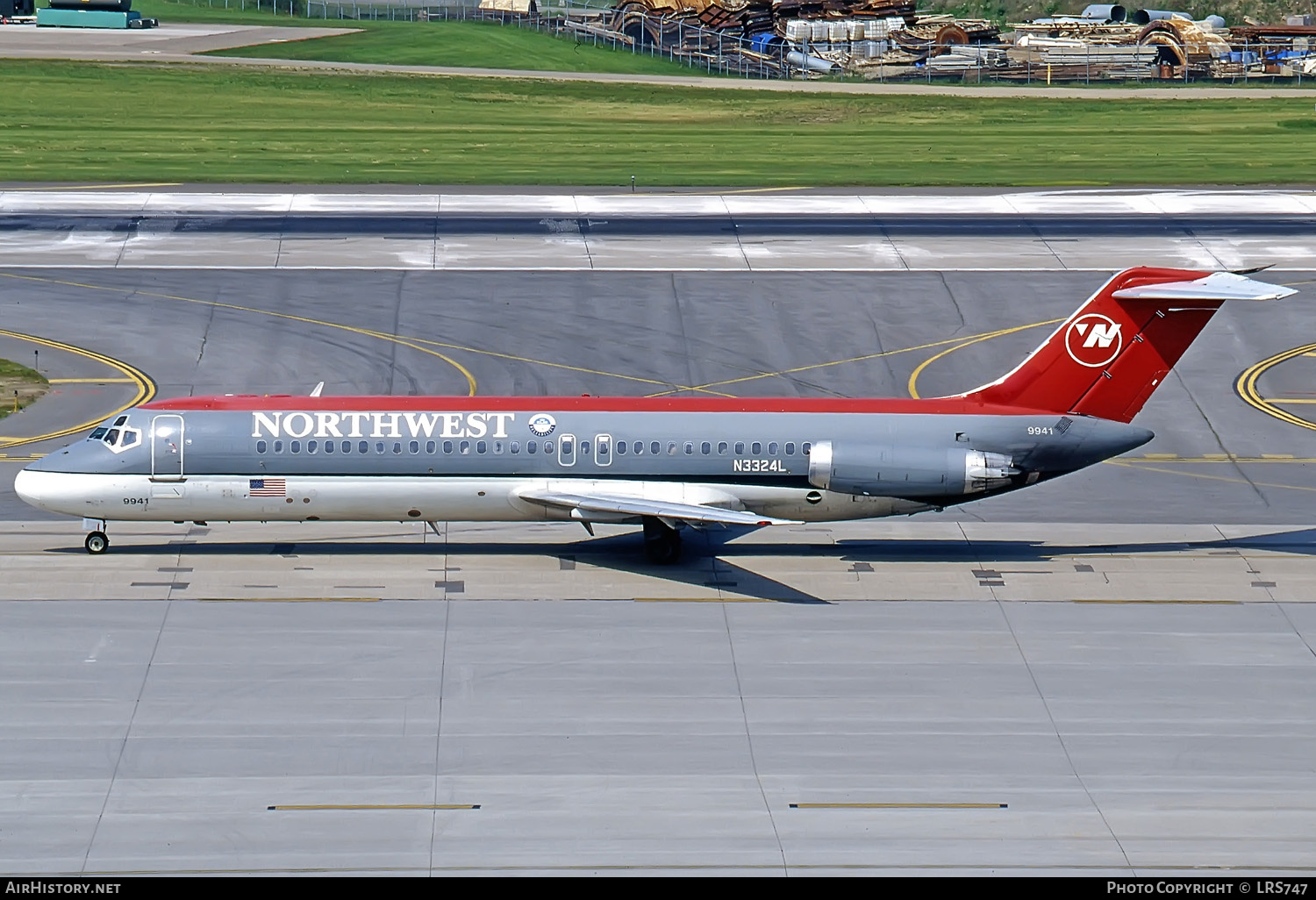 Aircraft Photo of N3324L | McDonnell Douglas DC-9-32 | Northwest Airlines | AirHistory.net #286477