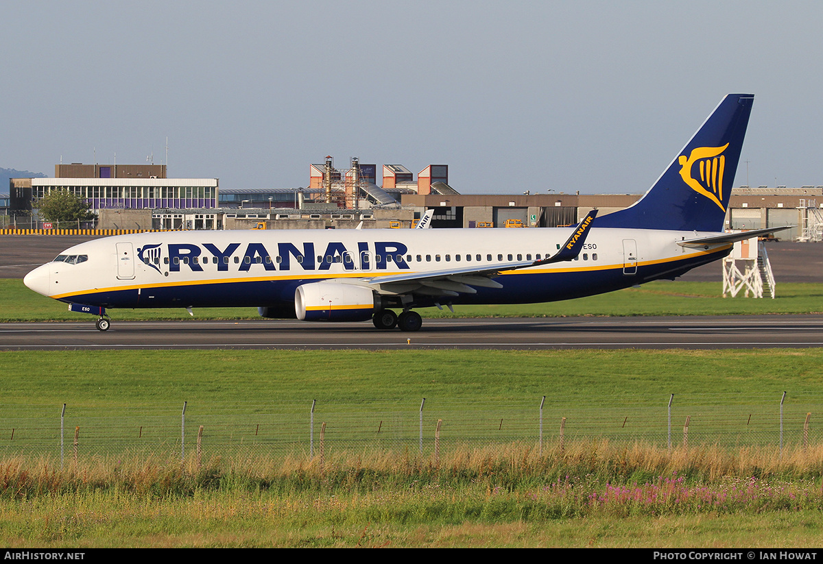 Aircraft Photo of EI-ESO | Boeing 737-8AS | Ryanair | AirHistory.net #286530