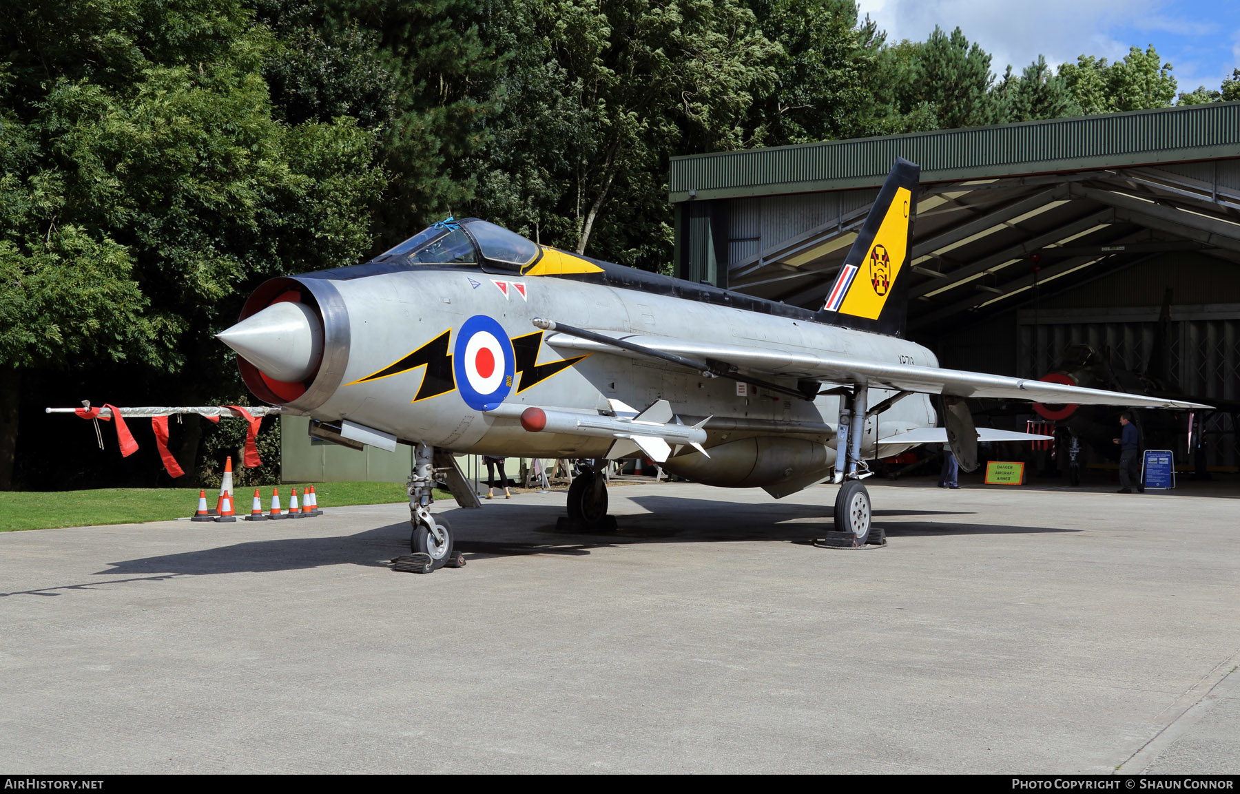 Aircraft Photo of XR713 | English Electric Lightning F3 | UK - Air Force | AirHistory.net #286533