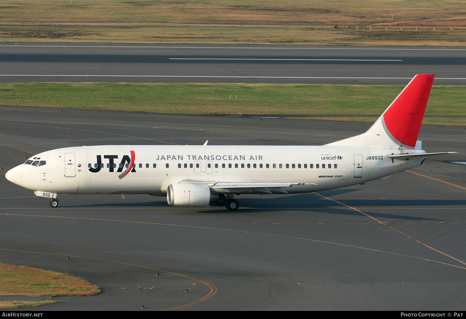 Aircraft Photo of JA8932 | Boeing 737-429 | Japan TransOcean Air - JTA | AirHistory.net #286566