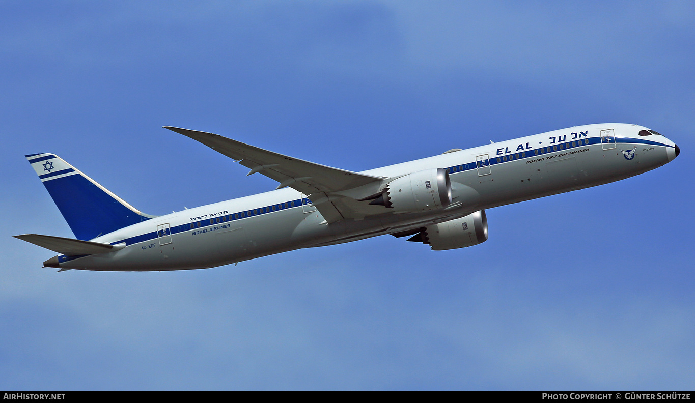Aircraft Photo of 4X-EDF | Boeing 787-9 Dreamliner | El Al Israel Airlines | AirHistory.net #286619