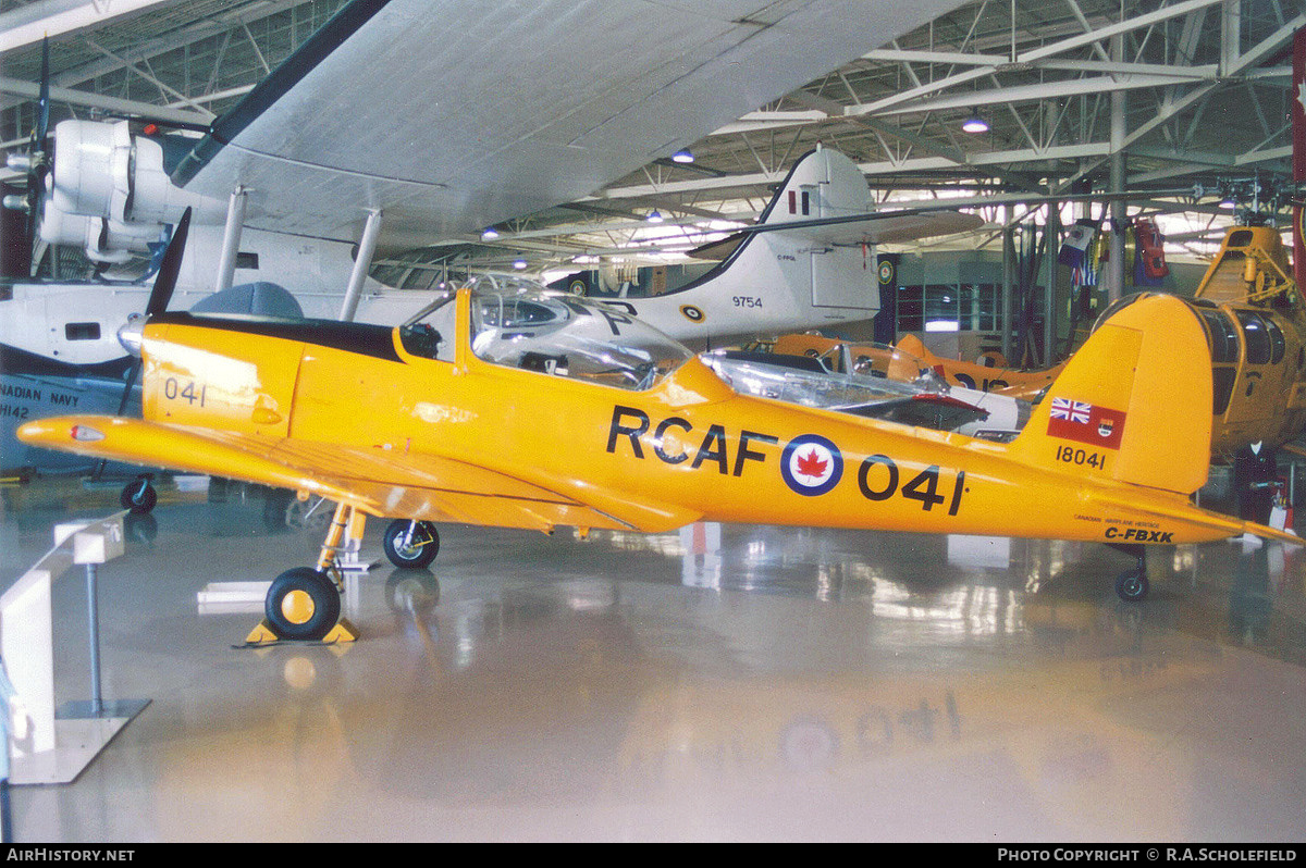 Aircraft Photo of C-FBXK / 18041 | De Havilland Canada DHC-1B-2 Chipmunk | Canada - Air Force | AirHistory.net #286621