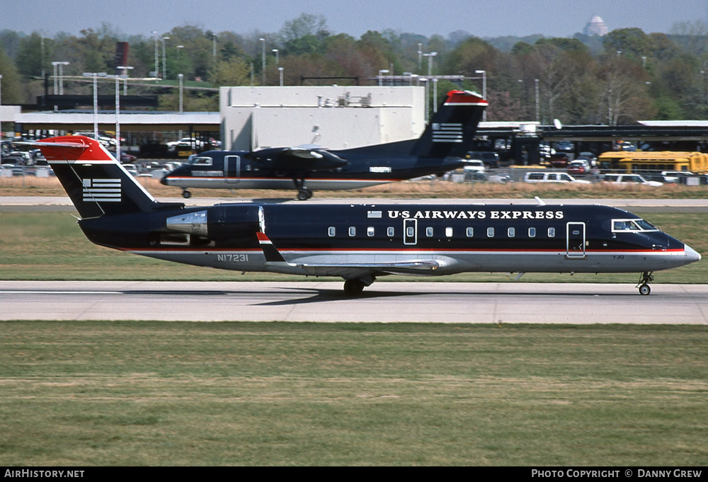 Aircraft Photo of N17231 | Bombardier CRJ-200LR (CL-600-2B19) | US Airways Express | AirHistory.net #286631