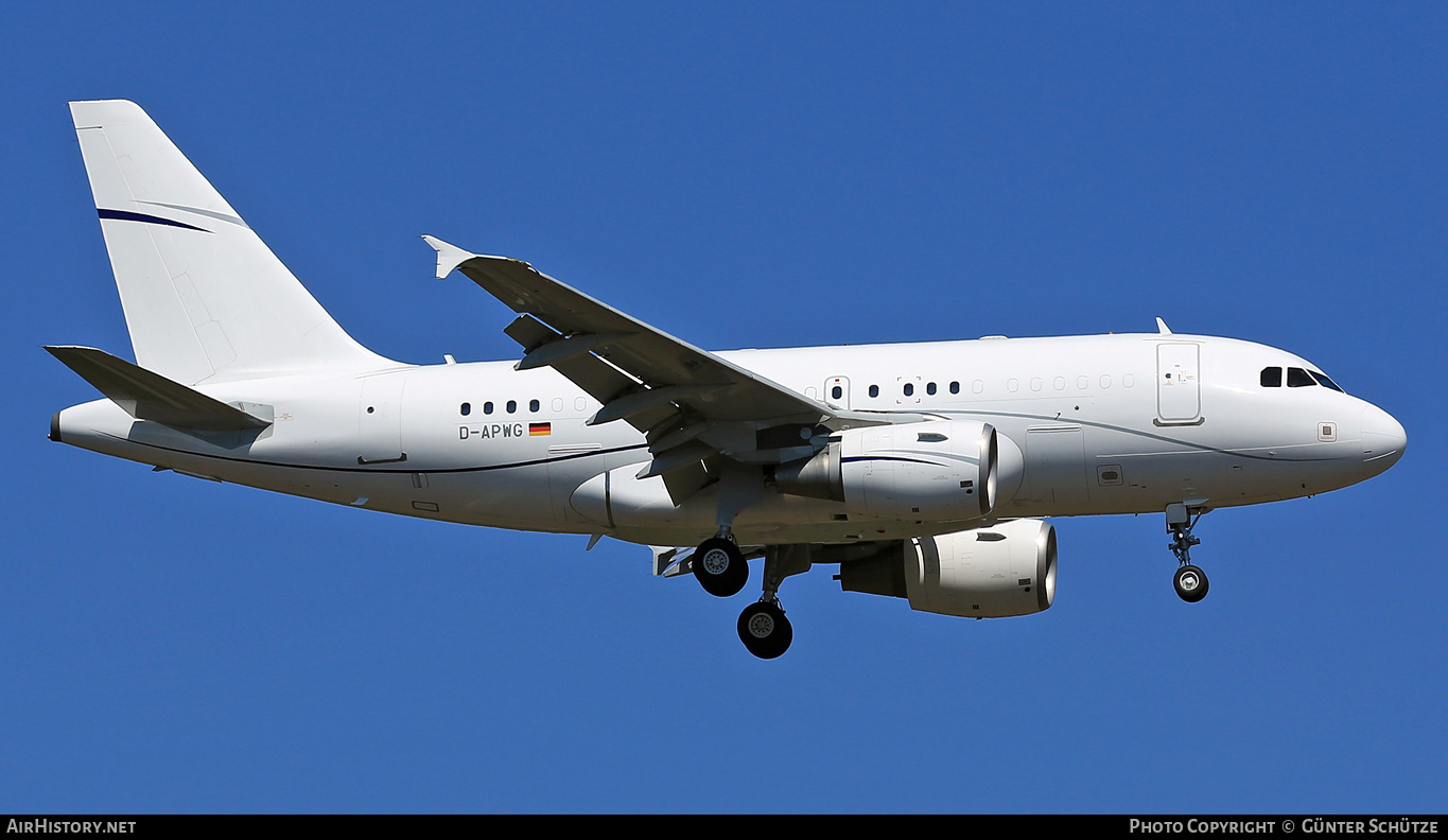 Aircraft Photo of D-APWG | Airbus ACJ318 (A318-112/CJ) | AirHistory.net #286642