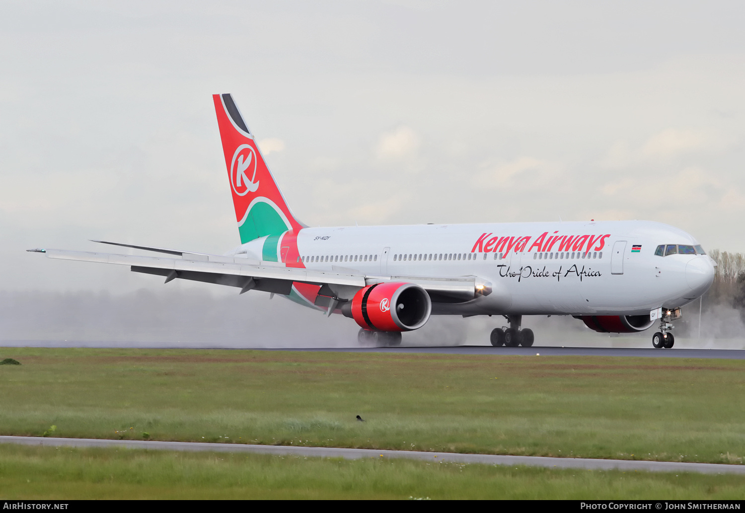 Aircraft Photo of 5Y-KQY | Boeing 767-36N/ER | Kenya Airways | AirHistory.net #286646
