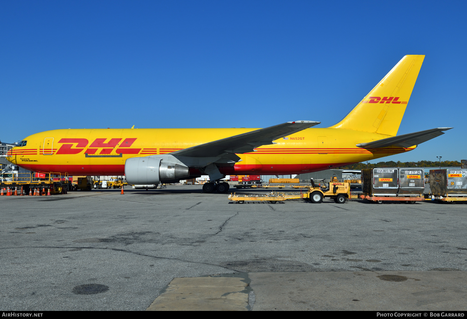 Aircraft Photo of N652GT | Boeing 767-231 (BDSF) | DHL International | AirHistory.net #286674