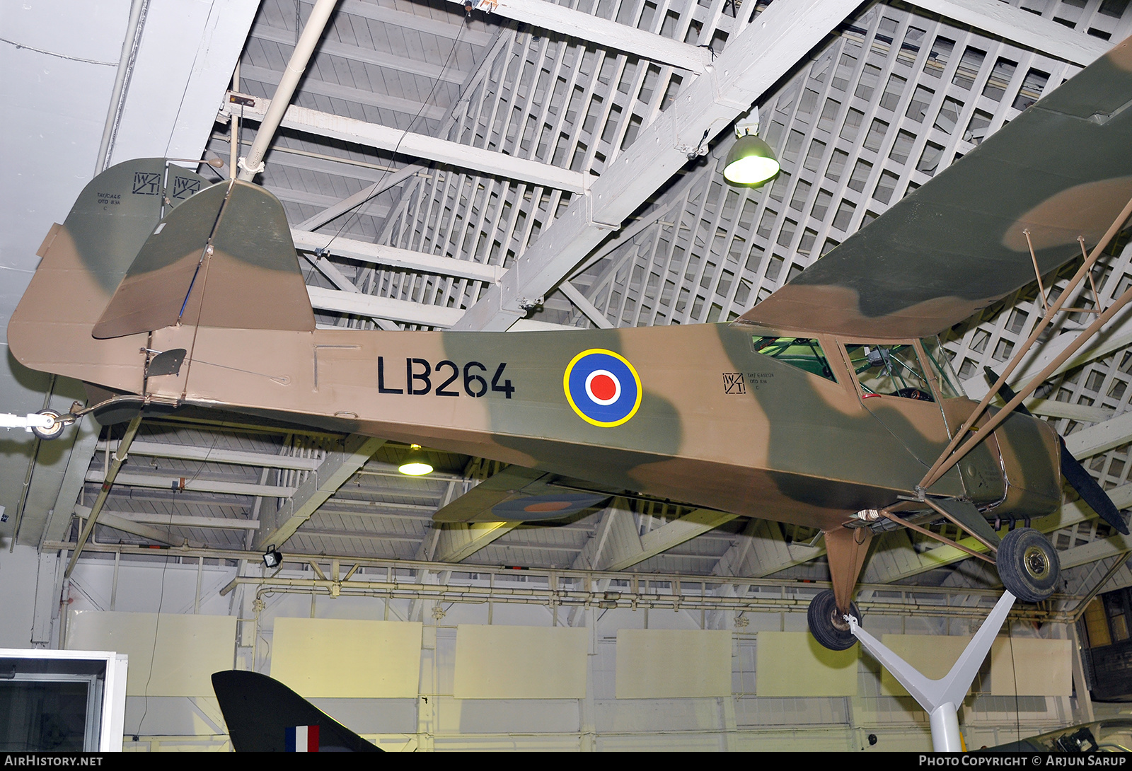 Aircraft Photo of LB264 | Taylorcraft D/1 Auster Mk1 | UK - Air Force | AirHistory.net #286691