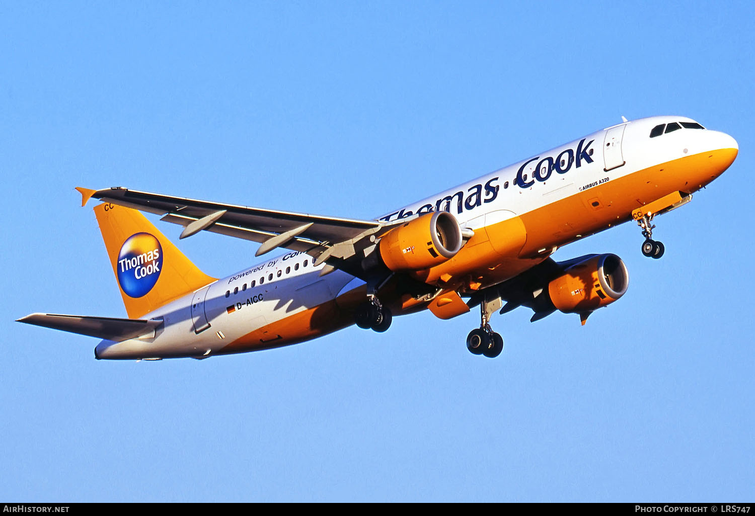 Aircraft Photo of D-AICC | Airbus A320-212 | Thomas Cook Airlines | AirHistory.net #286703