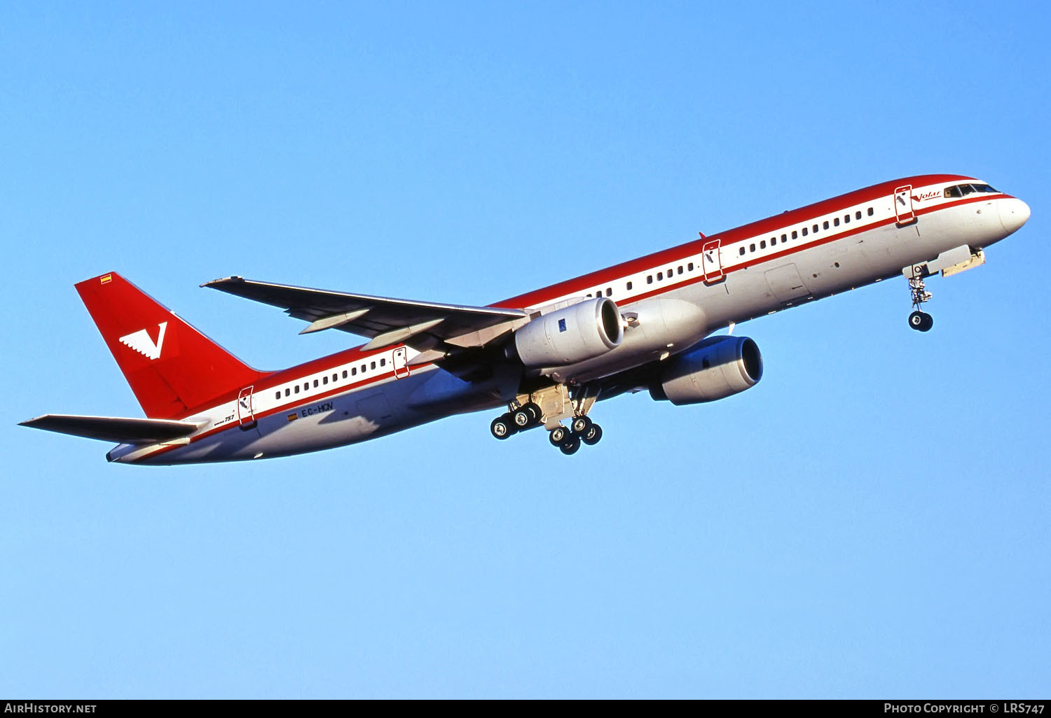 Aircraft Photo of EC-HQV | Boeing 757-2G5 | Volar Airlines | AirHistory.net #286706