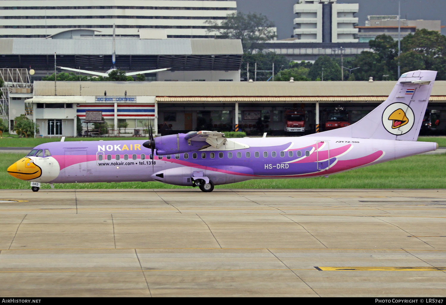 Aircraft Photo of HS-DRD | ATR ATR-72-500 (ATR-72-212A) | Nok Air | AirHistory.net #286786