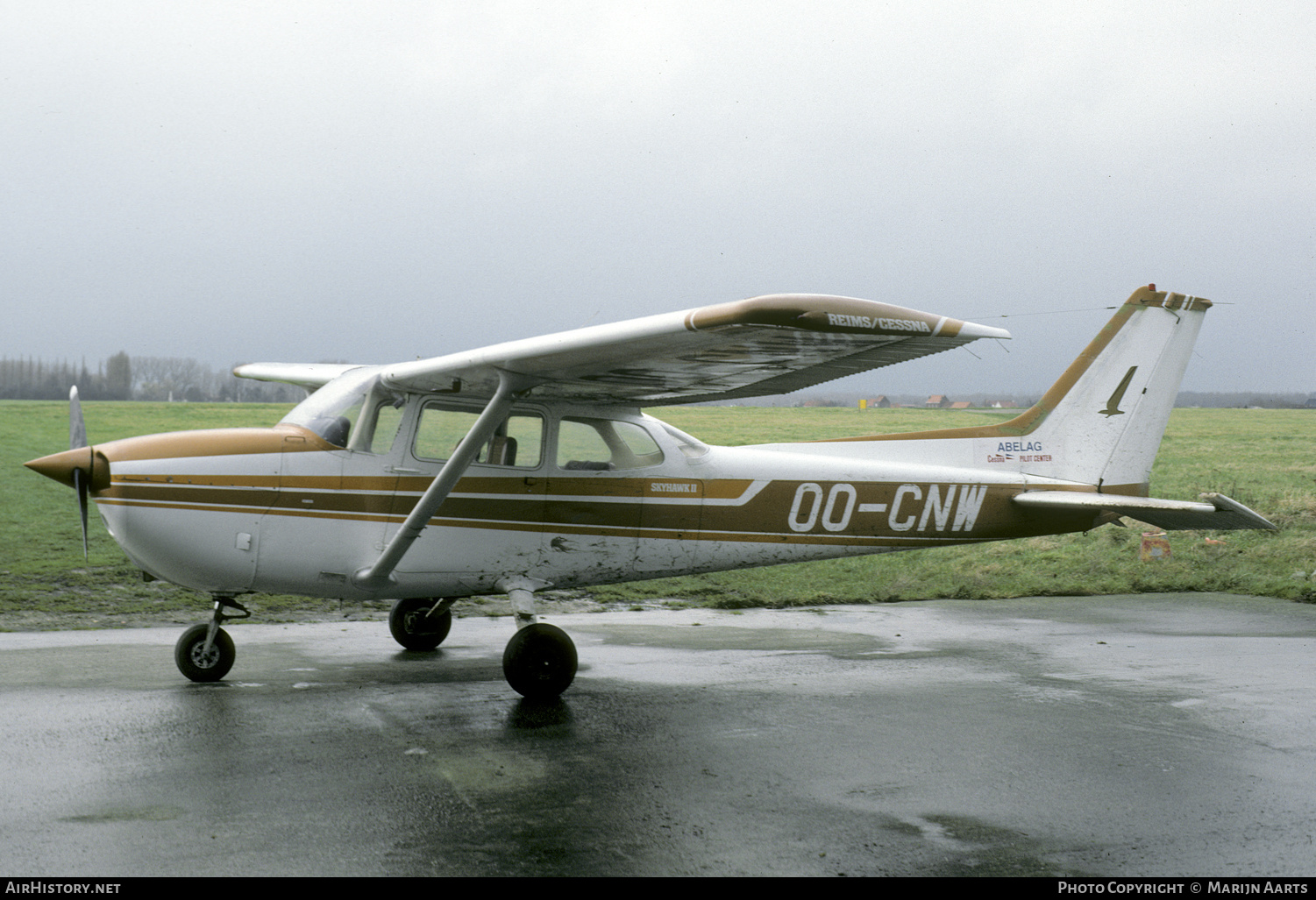 Aircraft Photo of OO-CNW | Reims F172N Skyhawk 100 II | Abelag Aviation | AirHistory.net #286787