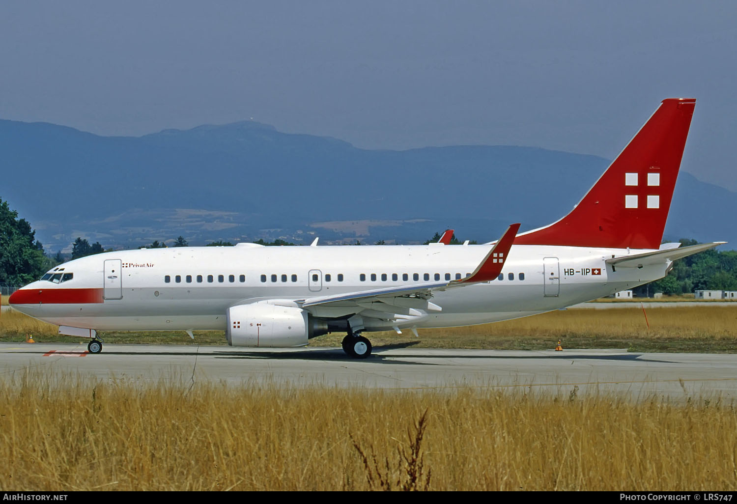 Aircraft Photo of HB-IIP | Boeing 737-7AK BBJ | PrivatAir | AirHistory.net #286796