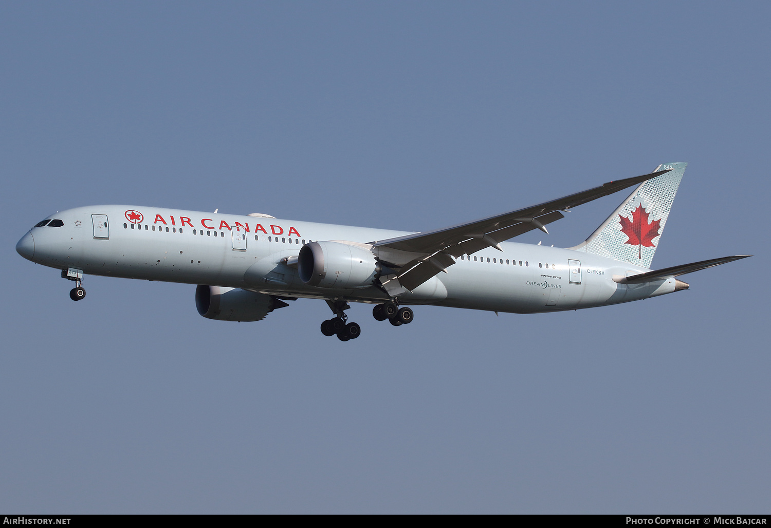 Aircraft Photo of C-FKSV | Boeing 787-9 Dreamliner | Air Canada | AirHistory.net #286813