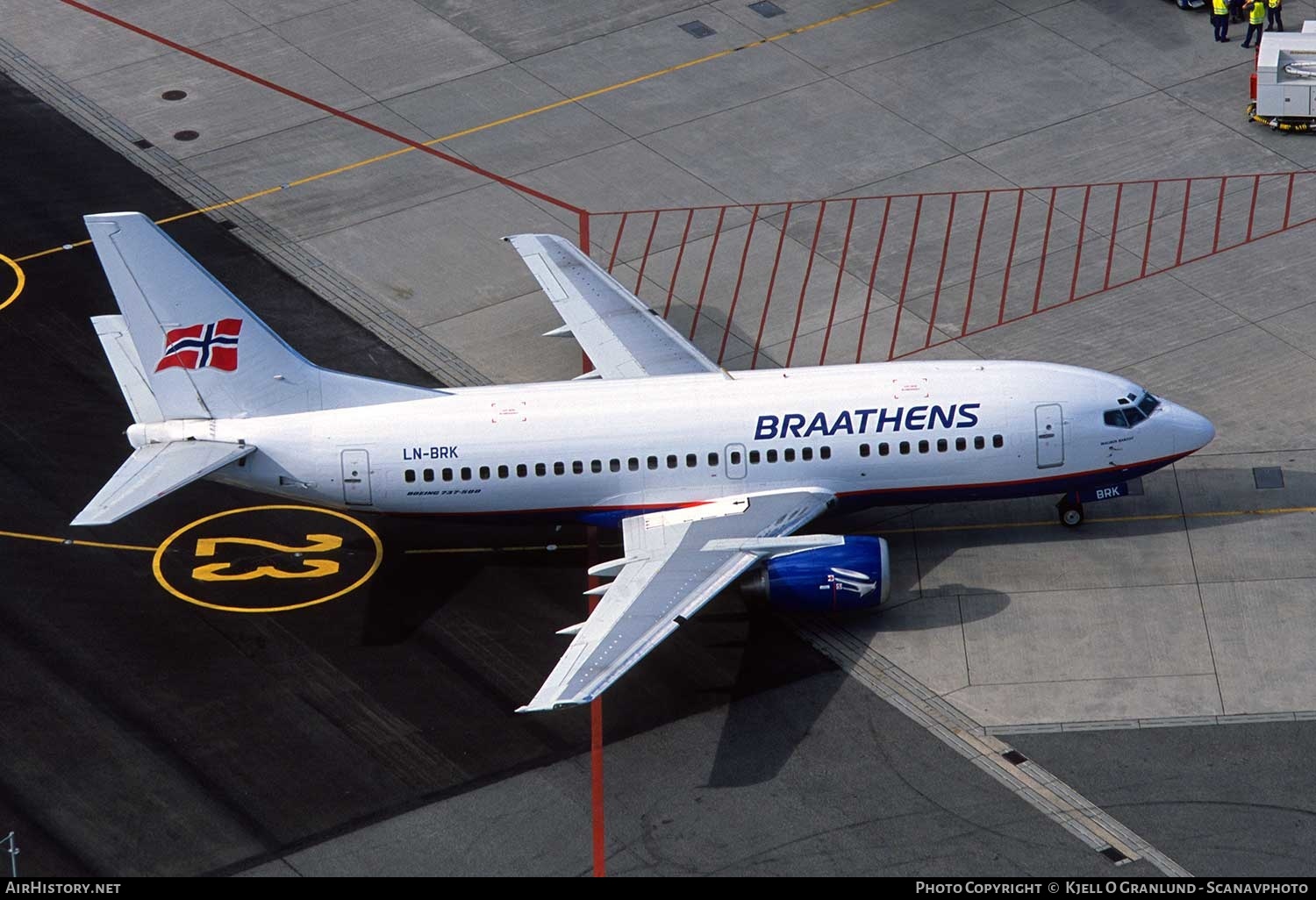 Aircraft Photo of LN-BRK | Boeing 737-505 | Braathens | AirHistory.net #286816