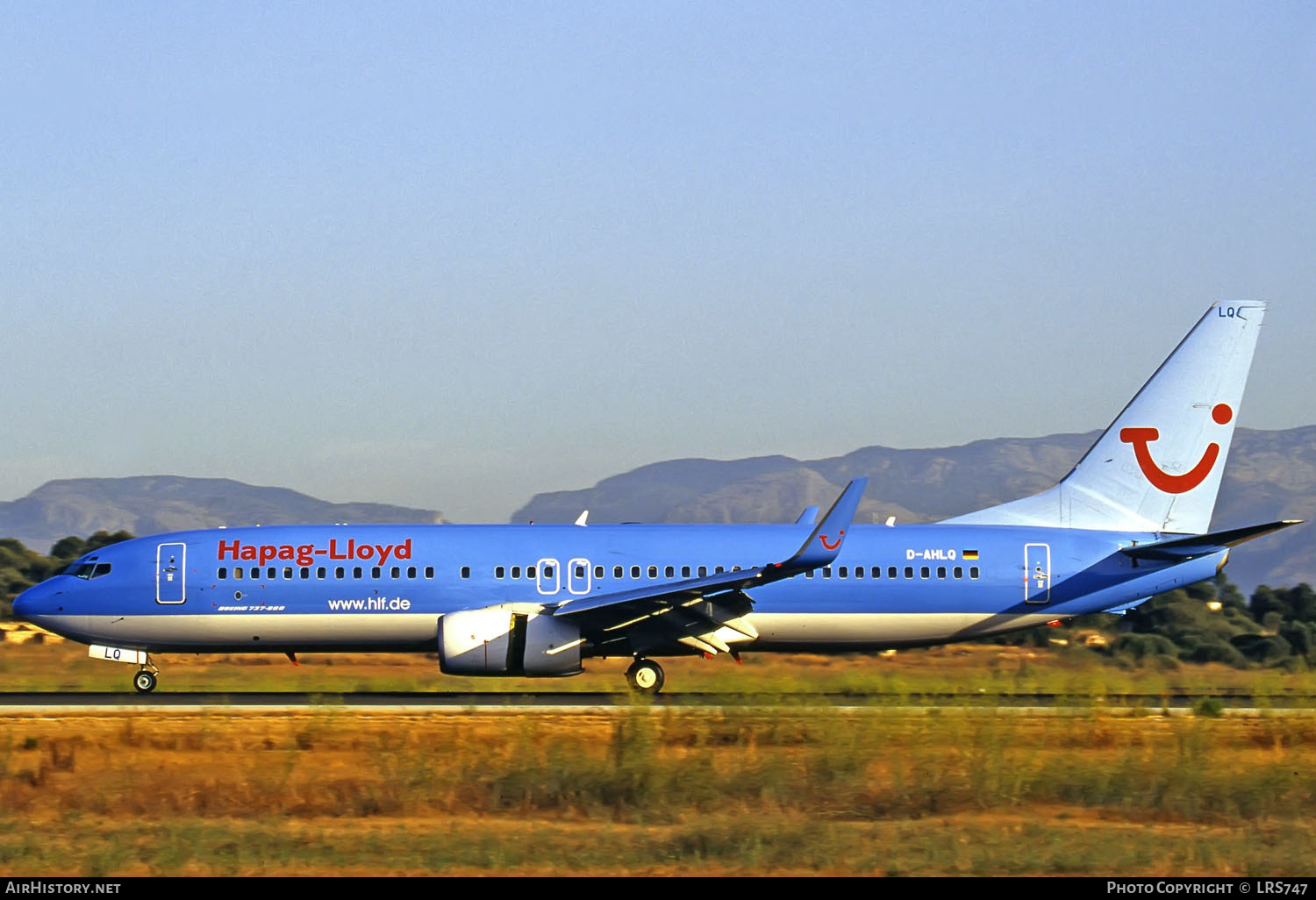 Aircraft Photo of D-AHLQ | Boeing 737-8K5 | Hapag-Lloyd | AirHistory.net #286820