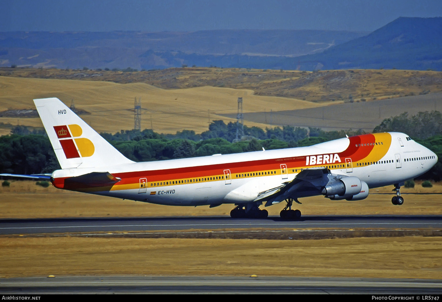 Aircraft Photo of EC-HVD | Boeing 747-256B | Iberia | AirHistory.net #286821