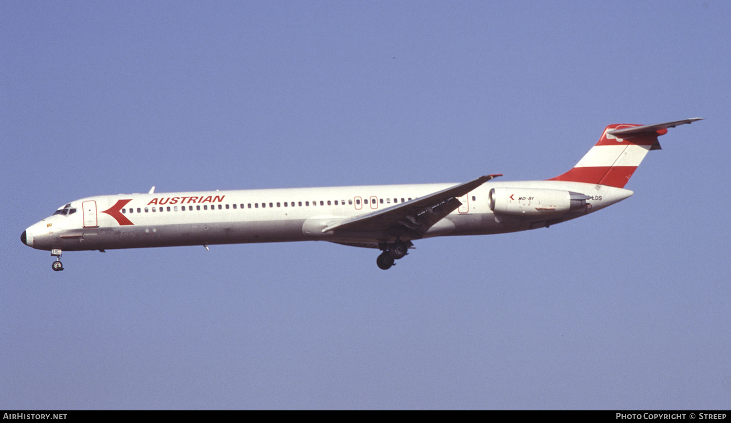 Aircraft Photo of OE-LDS | McDonnell Douglas MD-81 (DC-9-81) | Austrian Airlines | AirHistory.net #286824