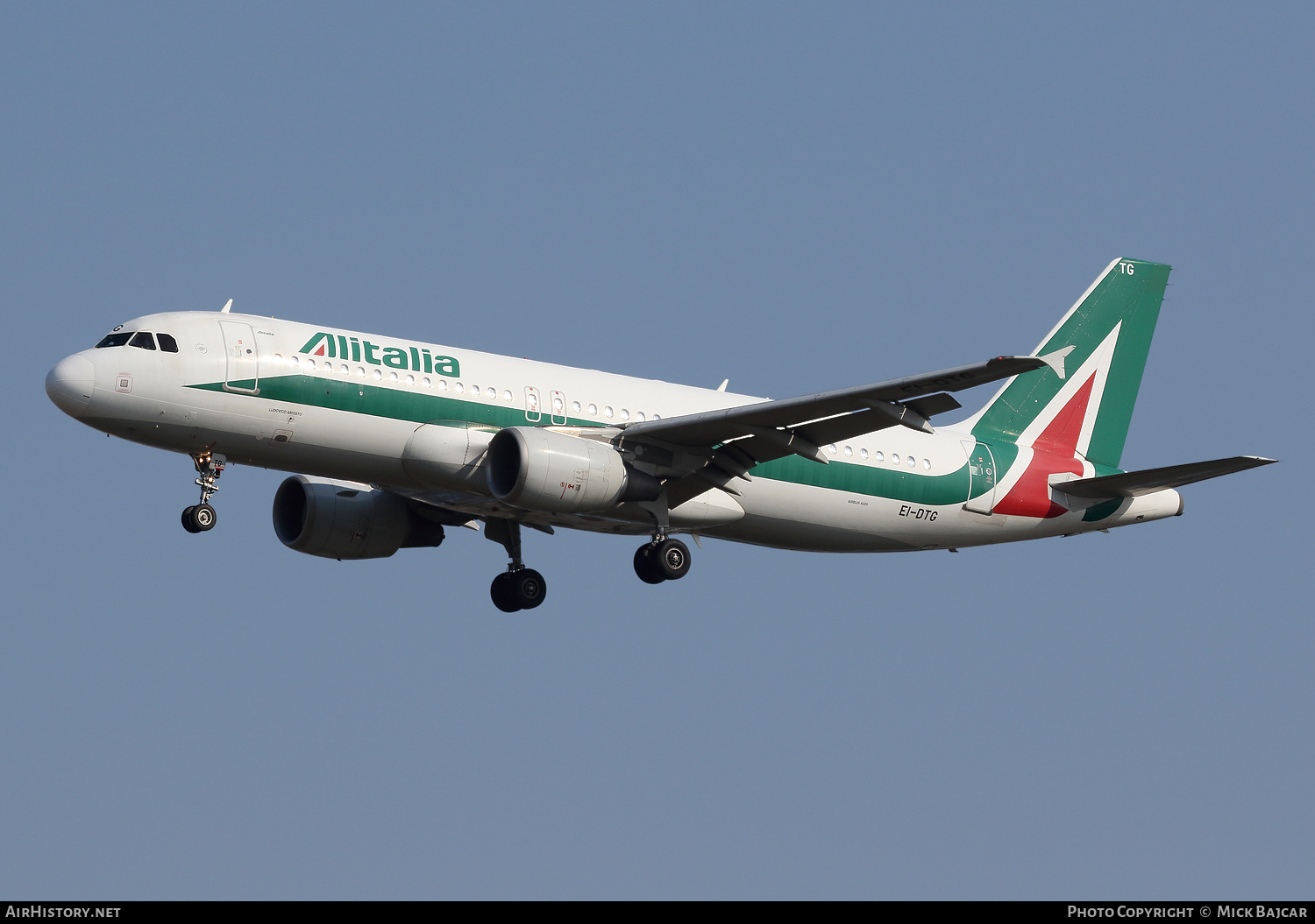 Aircraft Photo of EI-DTG | Airbus A320-216 | Alitalia | AirHistory.net #286841